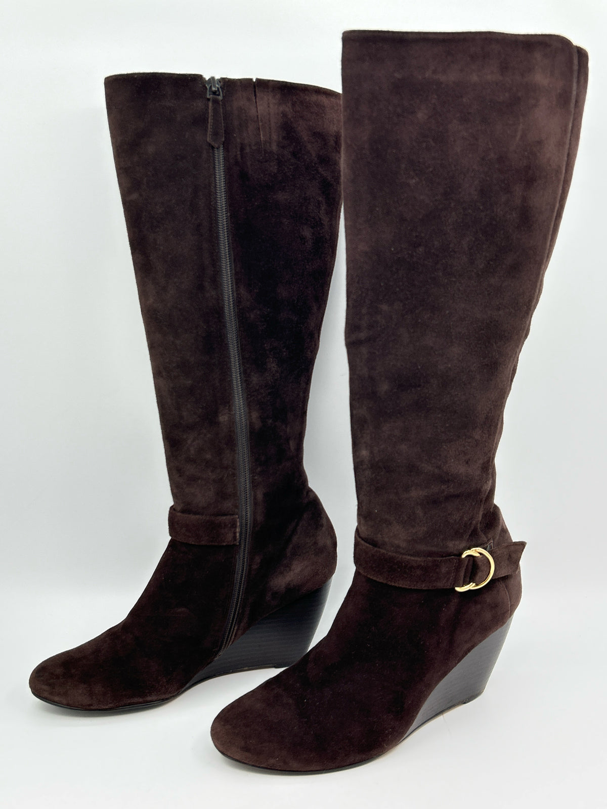 COLE HAAN Size 9B DARK BROWN Women Boots
