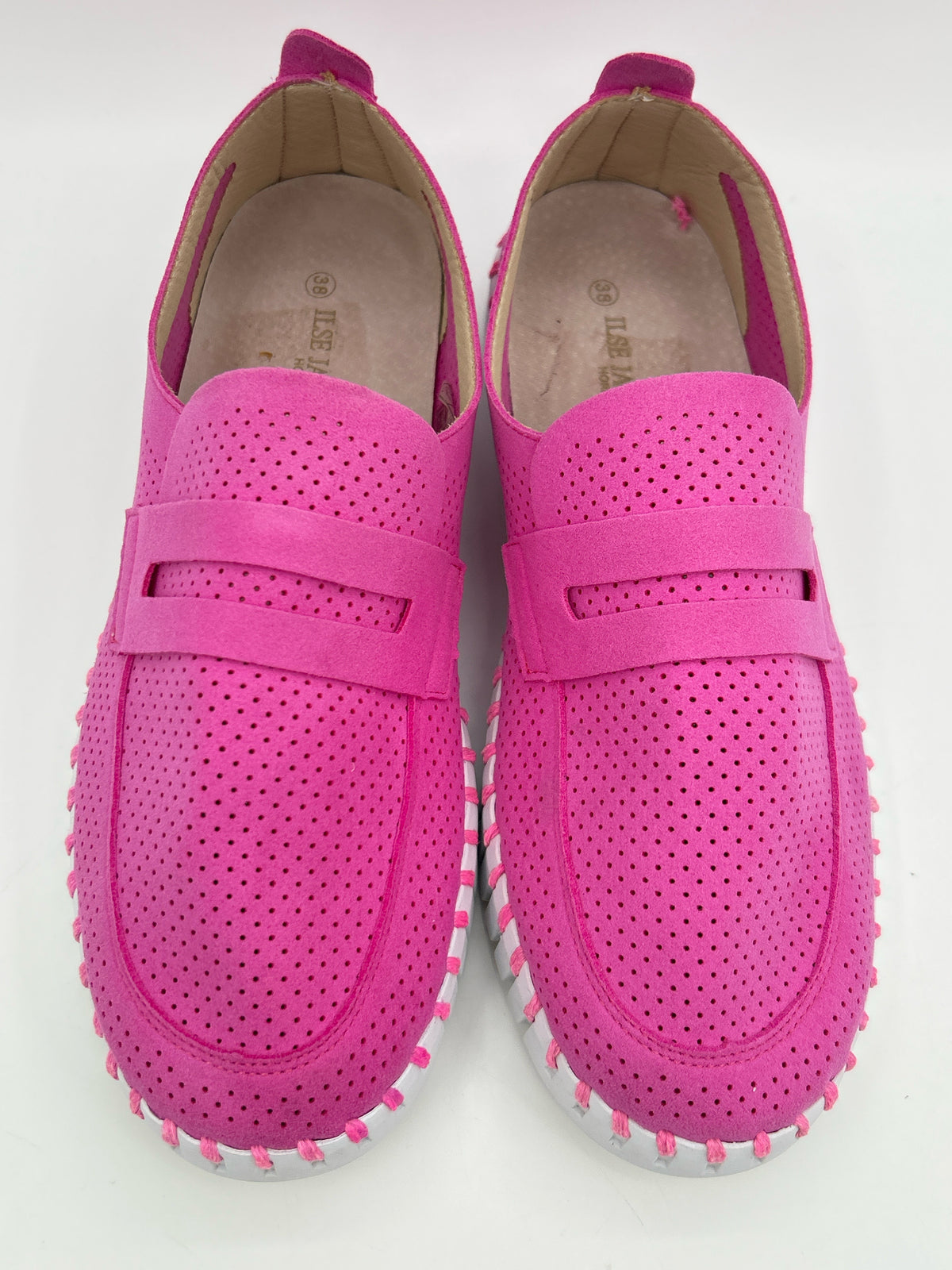 ILSE JACOBSEN Size 38 Rose Pink Women Loafer