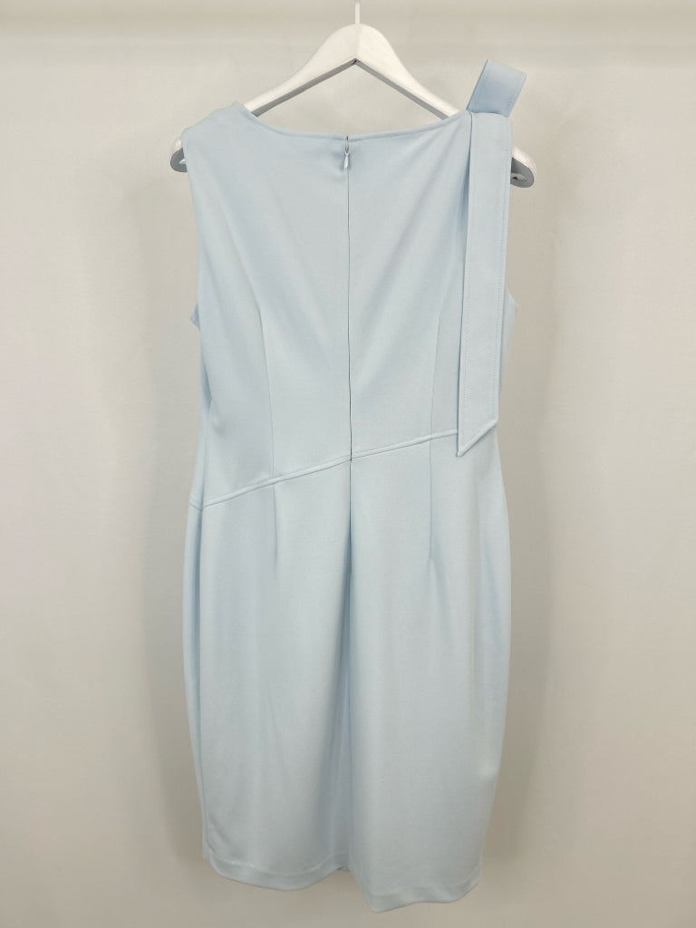 CALVIN KLEIN Size 14 Baby Blue Women's Dress