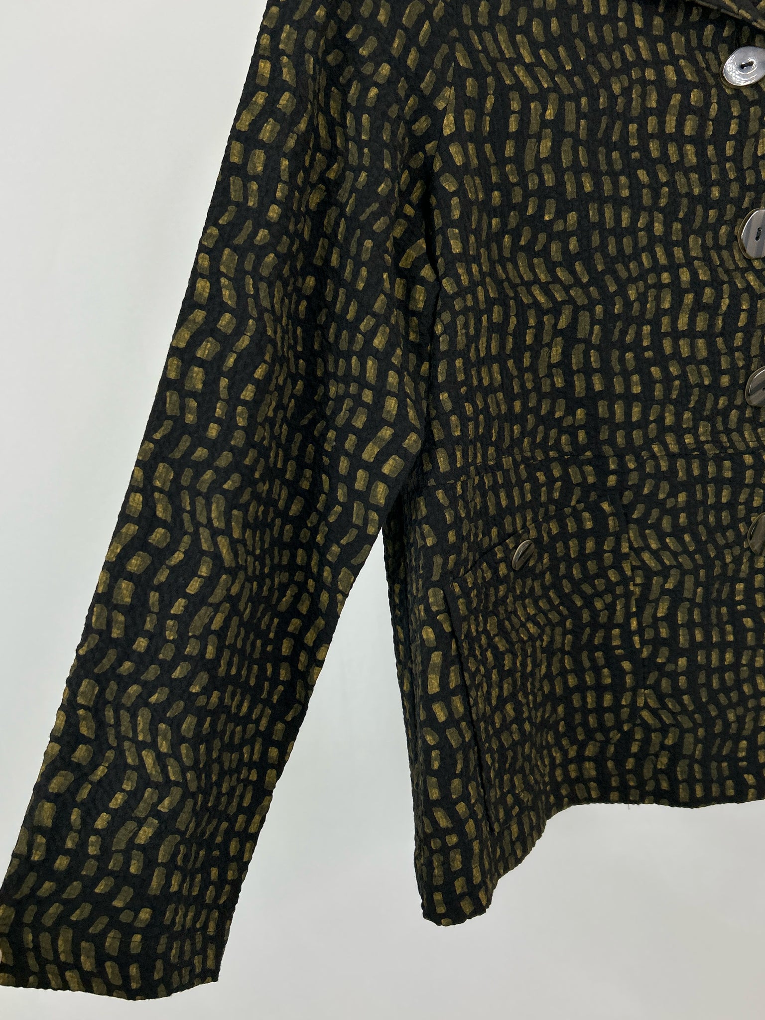 HABITAT Size S BLACK AND GREEN Women Jacket