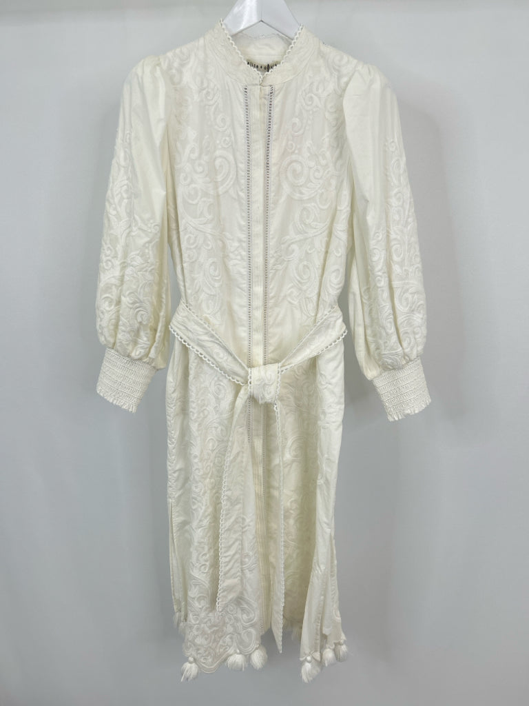ALICE + OLIVIA Size 10 White Women's Dress NWT