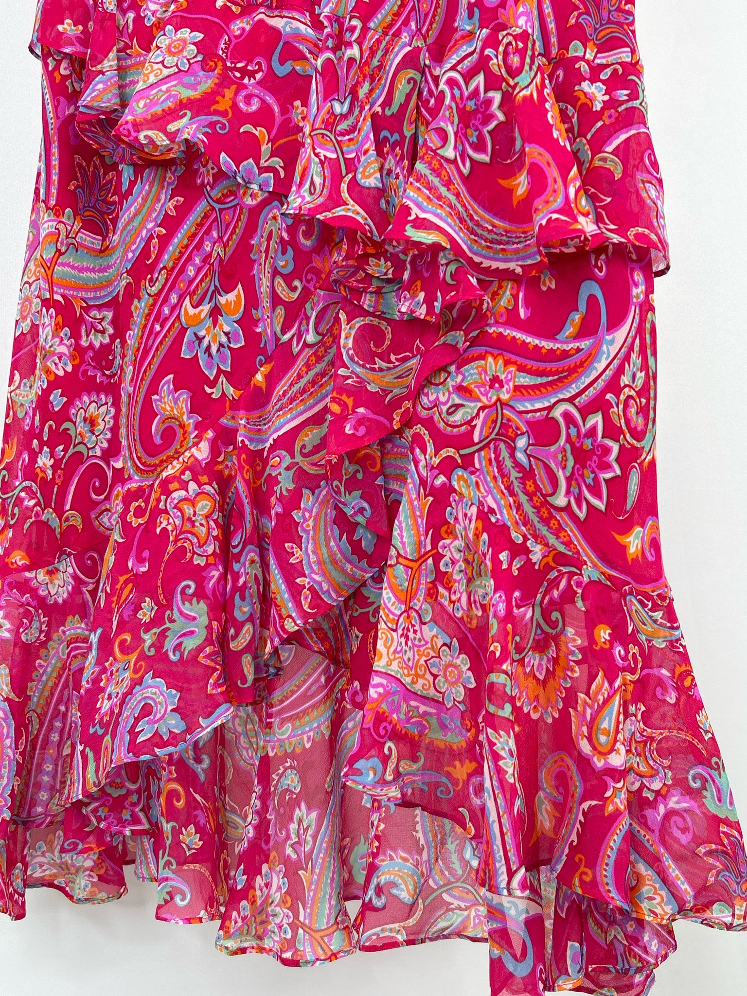 Lauren Ralph Lauren Size 14 pink paisley Women Skirt