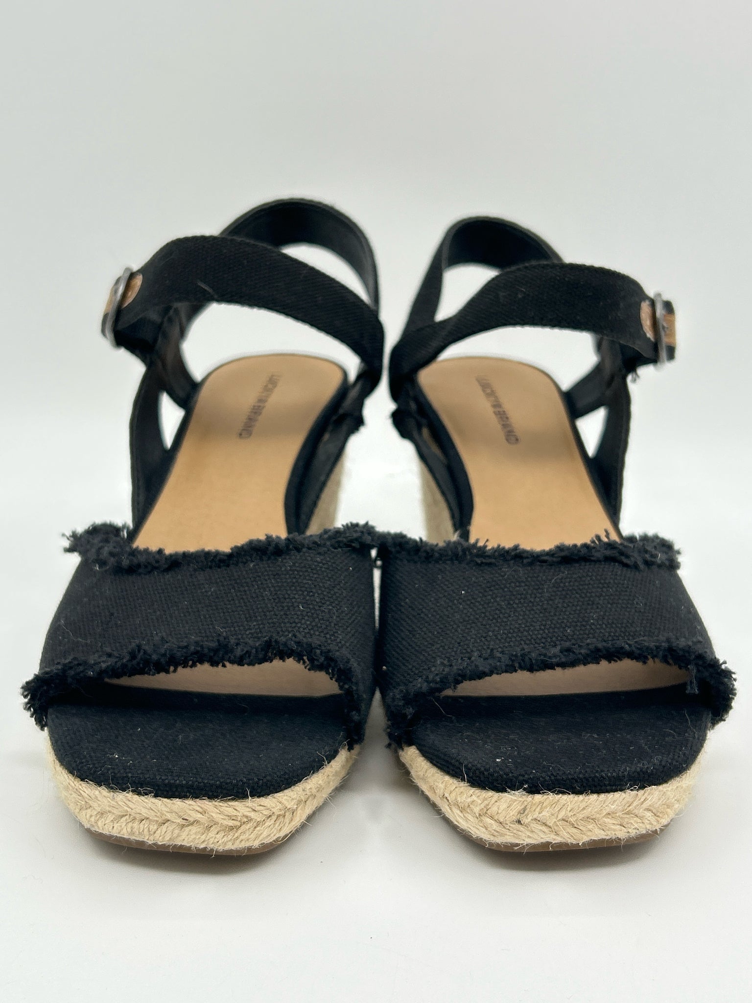 LUCKY BRAND Size 9.5M Black Women Sandal