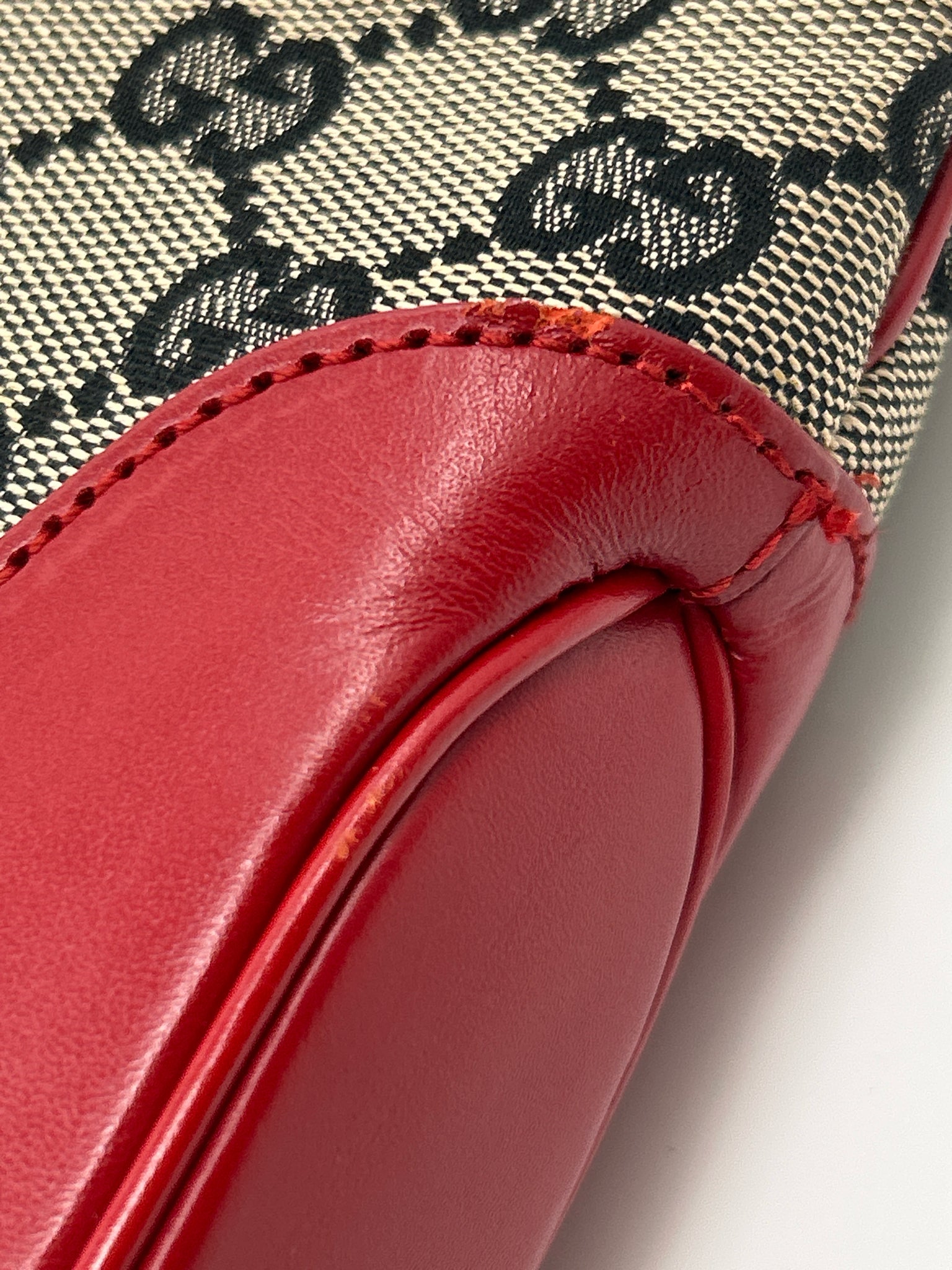 GUCCI NAVY & RED Women Purse