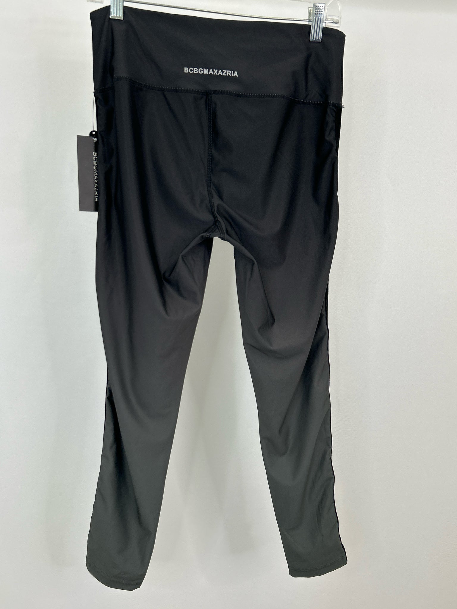 BCBGMAXAZRIA Size L Black & Grey Women Legging