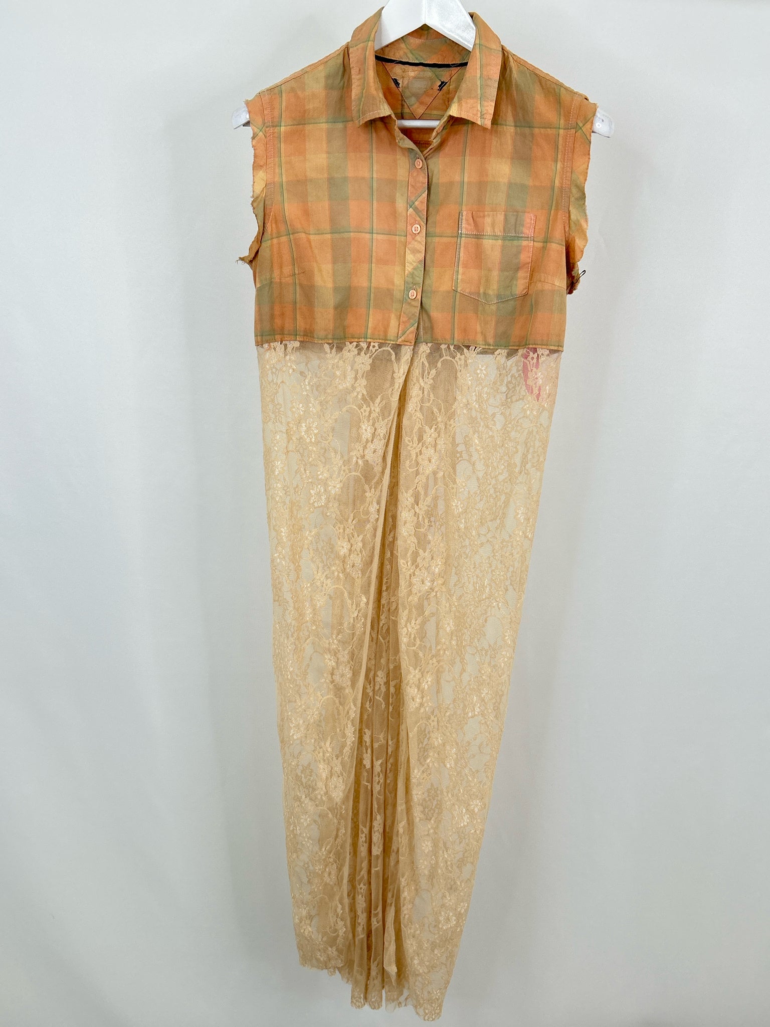 GYPSY SOUTH Size S/M Peach Women Shirt NWT