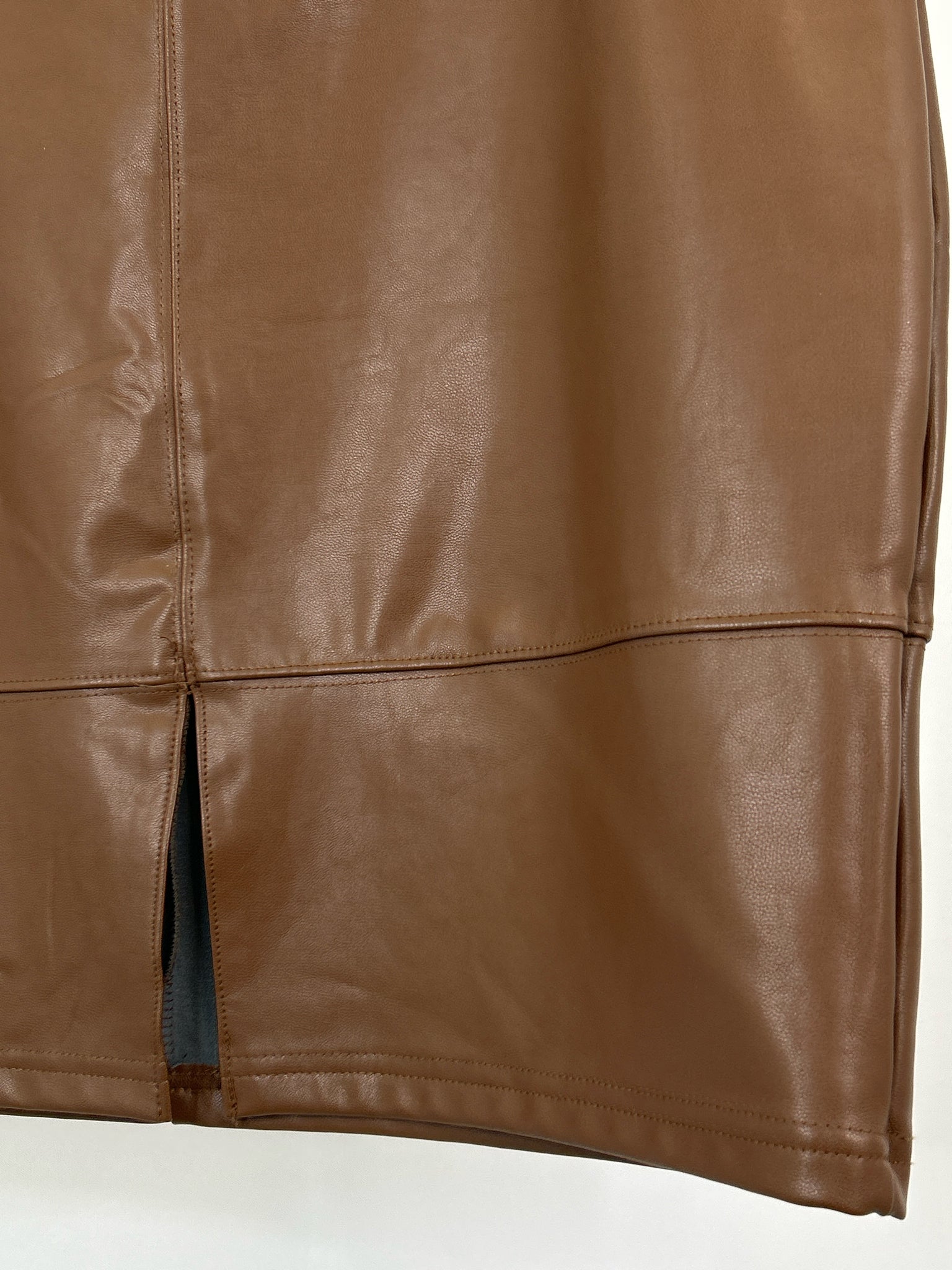 BEBE Size XL Brown Women Skirt