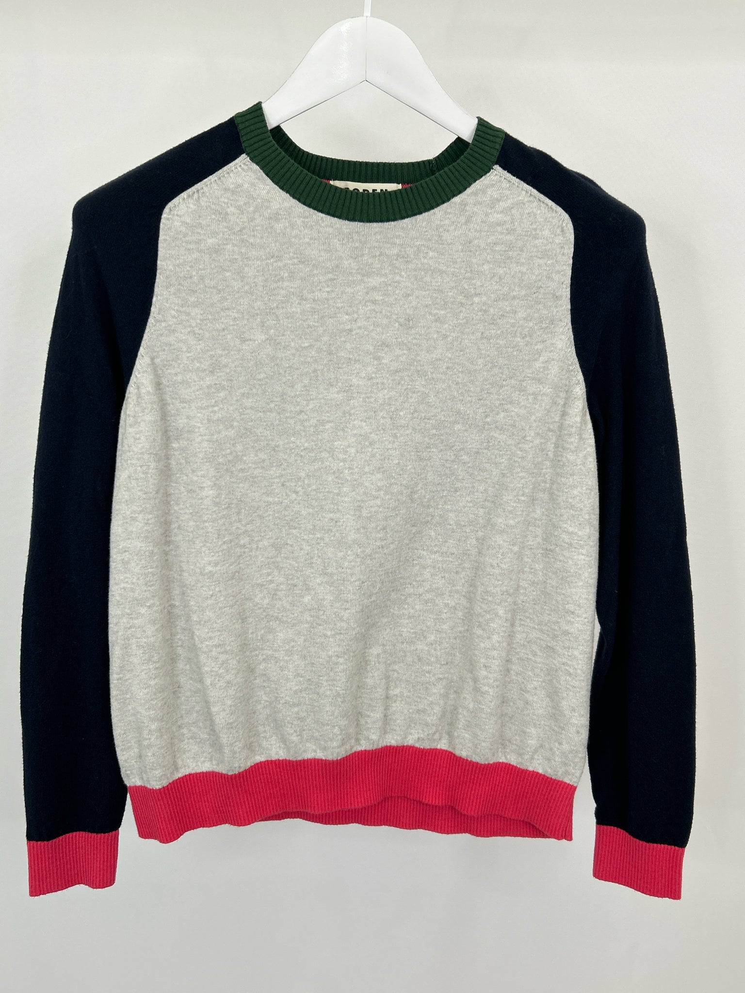 BODEN Size M Gray print Women Sweater