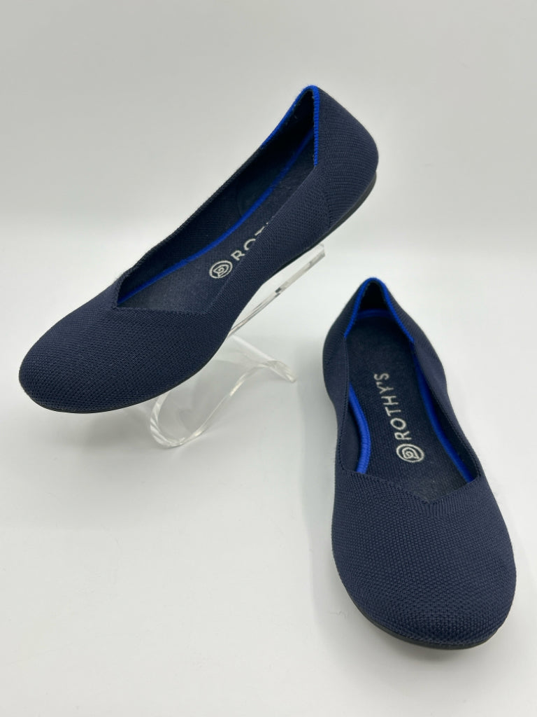 ROTHY'S Women Size 9W Navy Flats