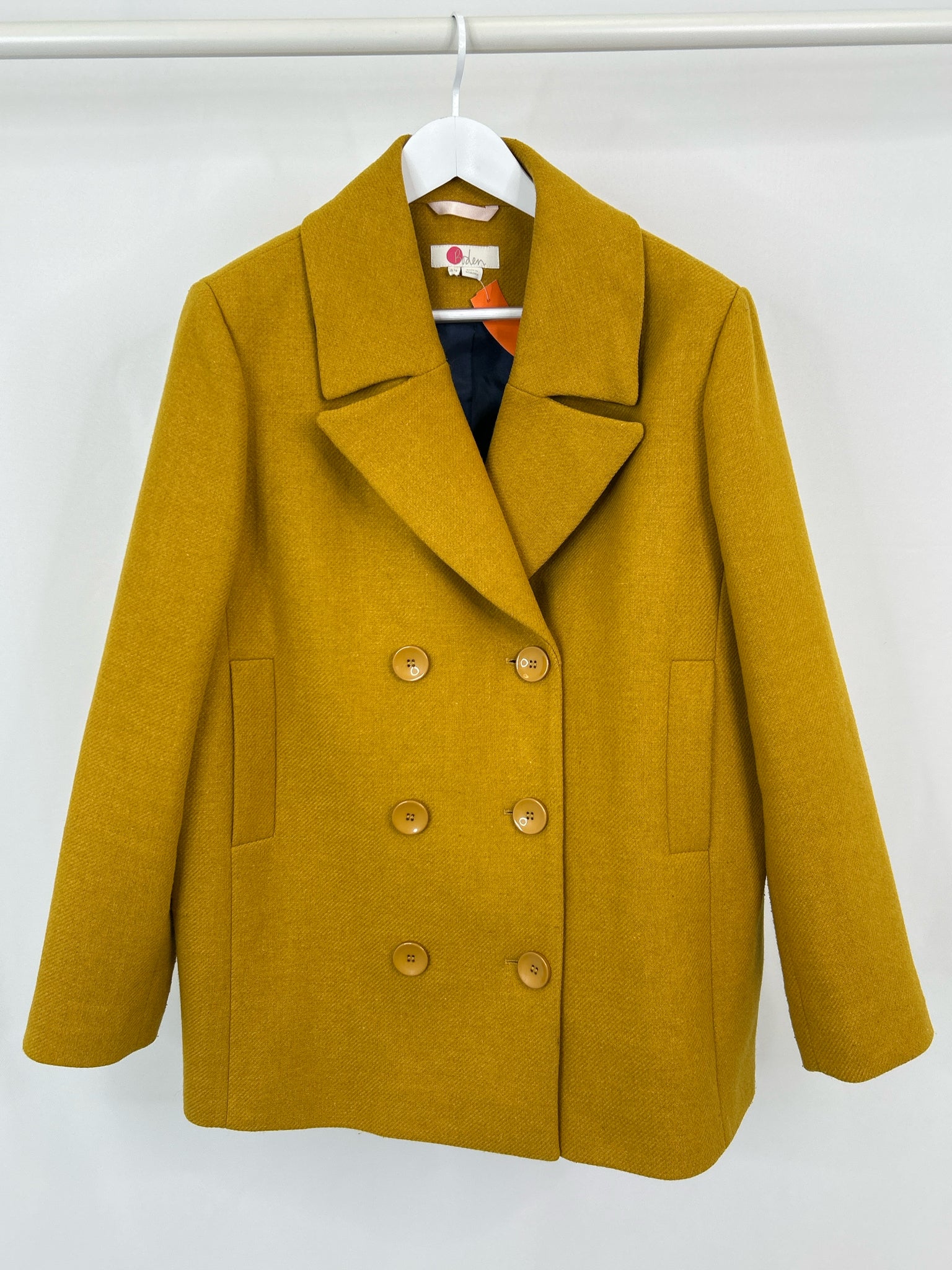 BODEN Size 18 Mustard Women Coat