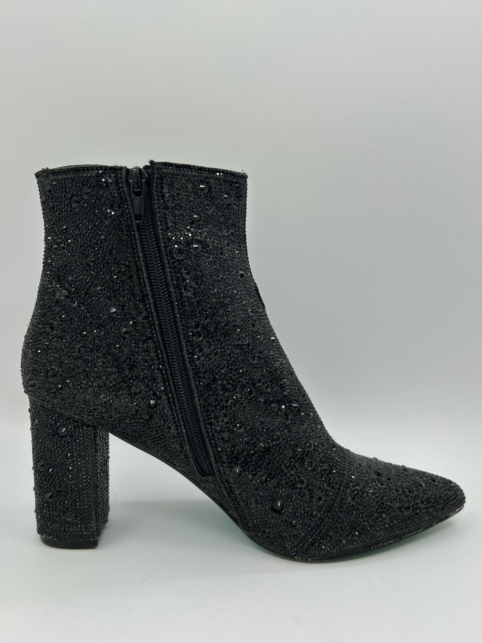 BETSEY JOHNSON Size 10 Black Women Booties