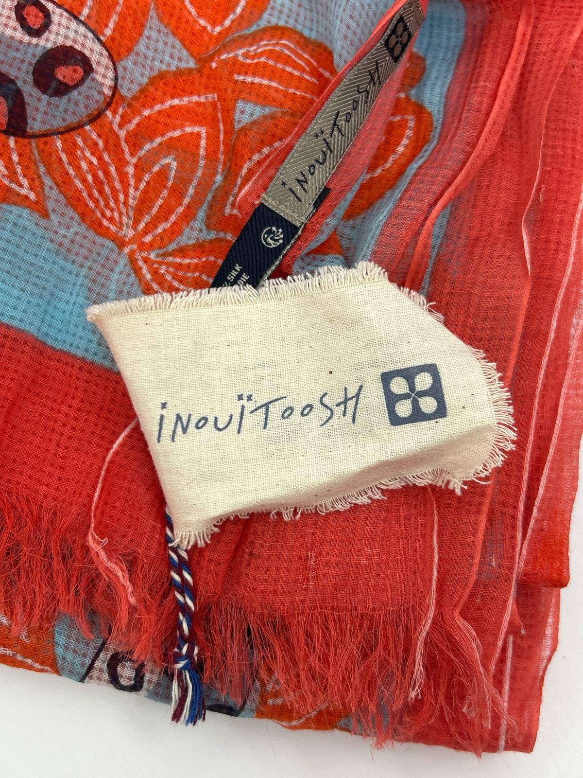 Inouitoosh NWT orange and blue Women Scarf