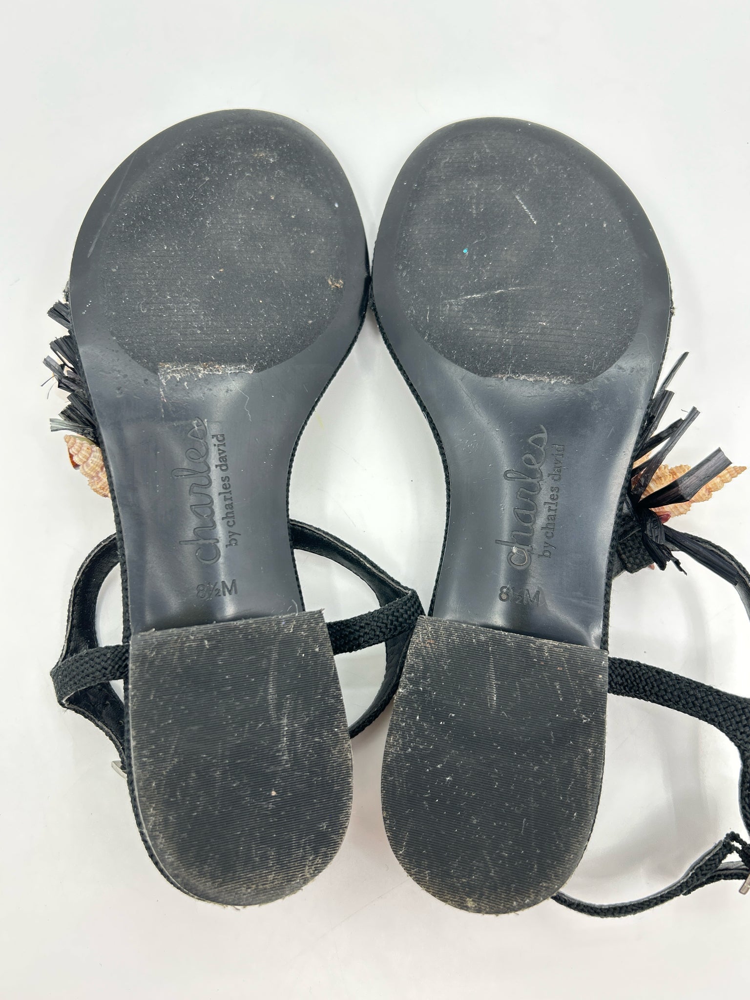 CHARLES by Charles David Size 8.5M Black Women Sandal