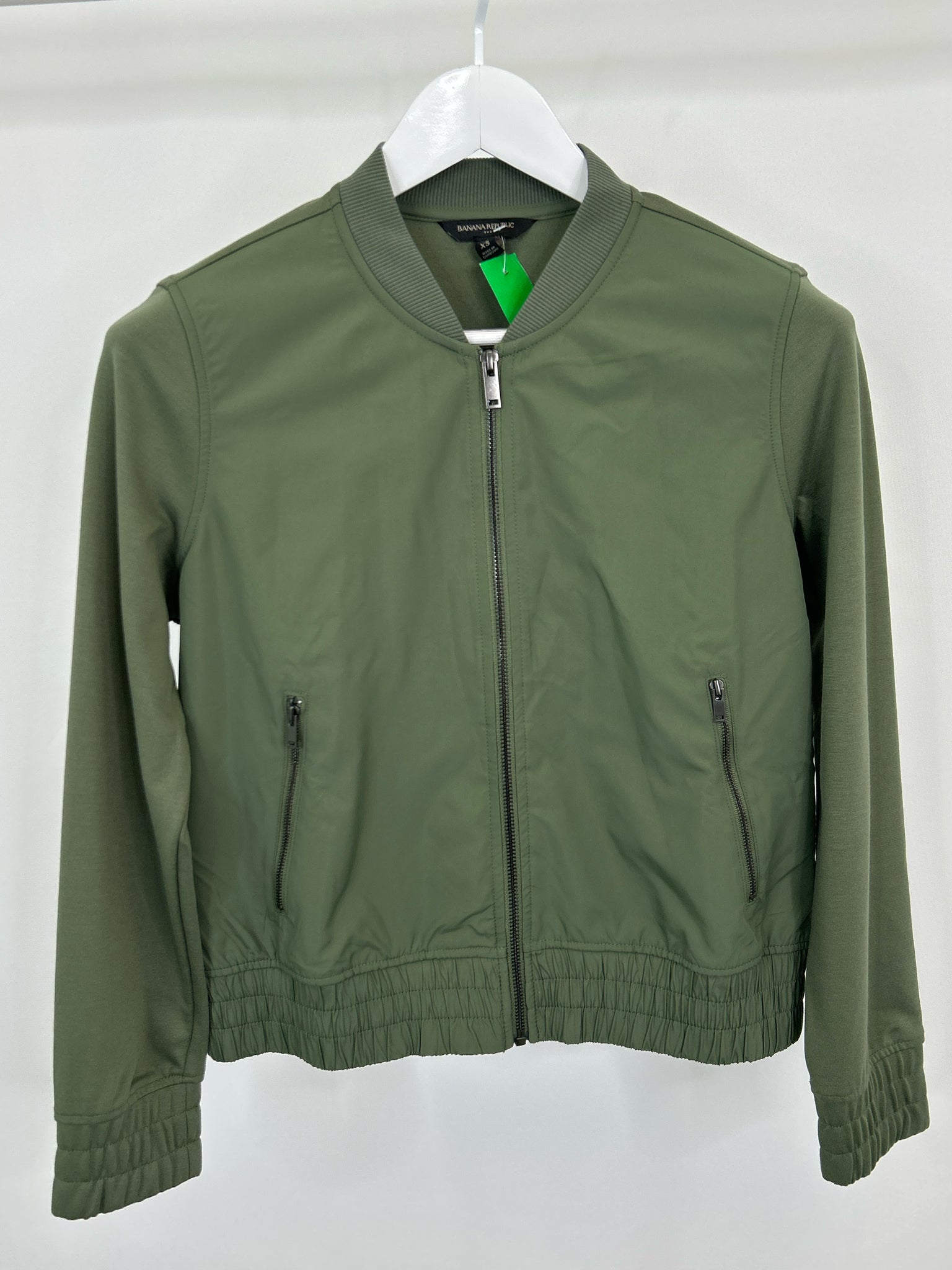 BANANA REPUBLIC Factory Size XS Green Women Jacket