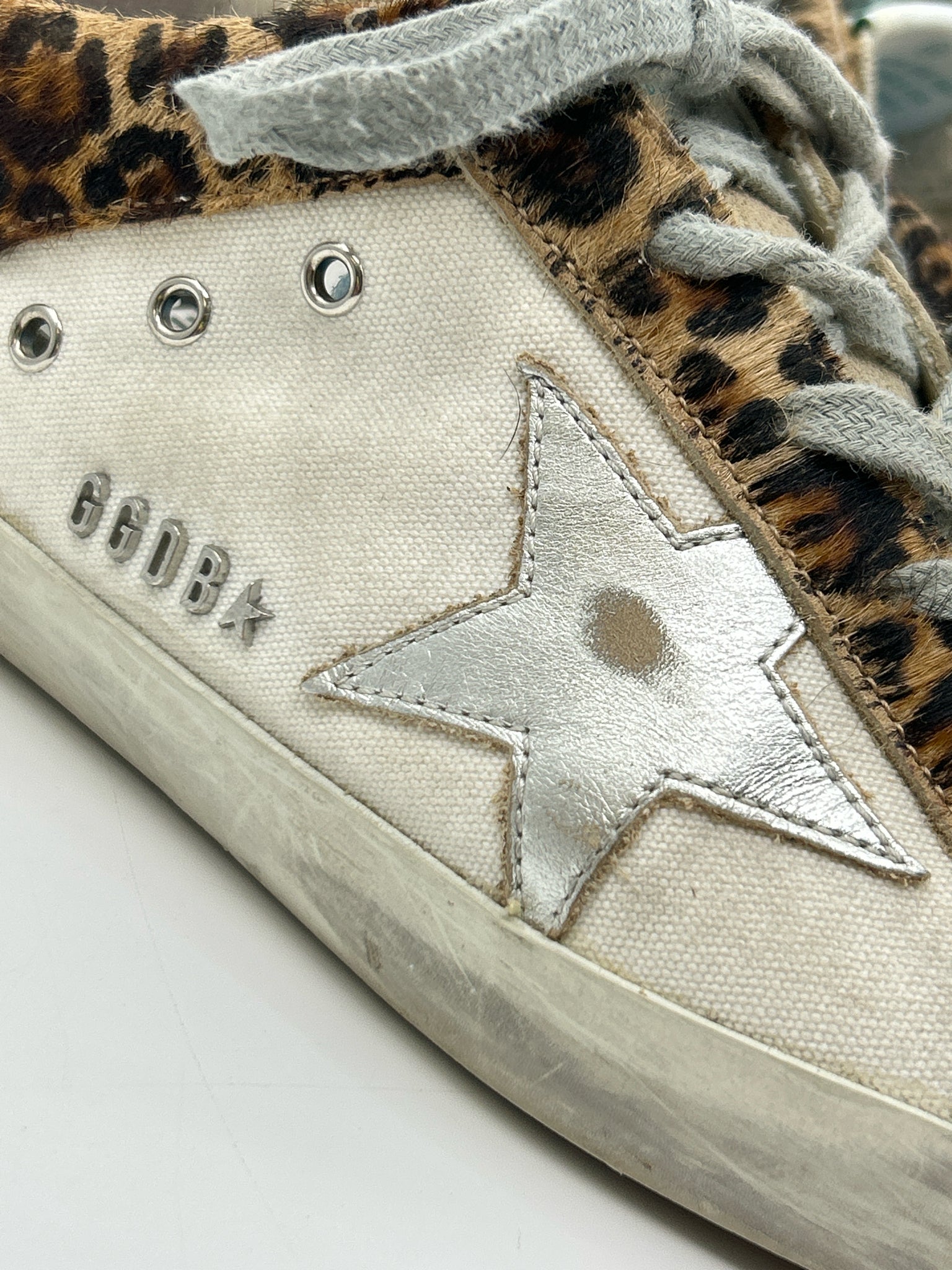 GOLDEN GOOSE Size 38 Animal Print Women Sneakers