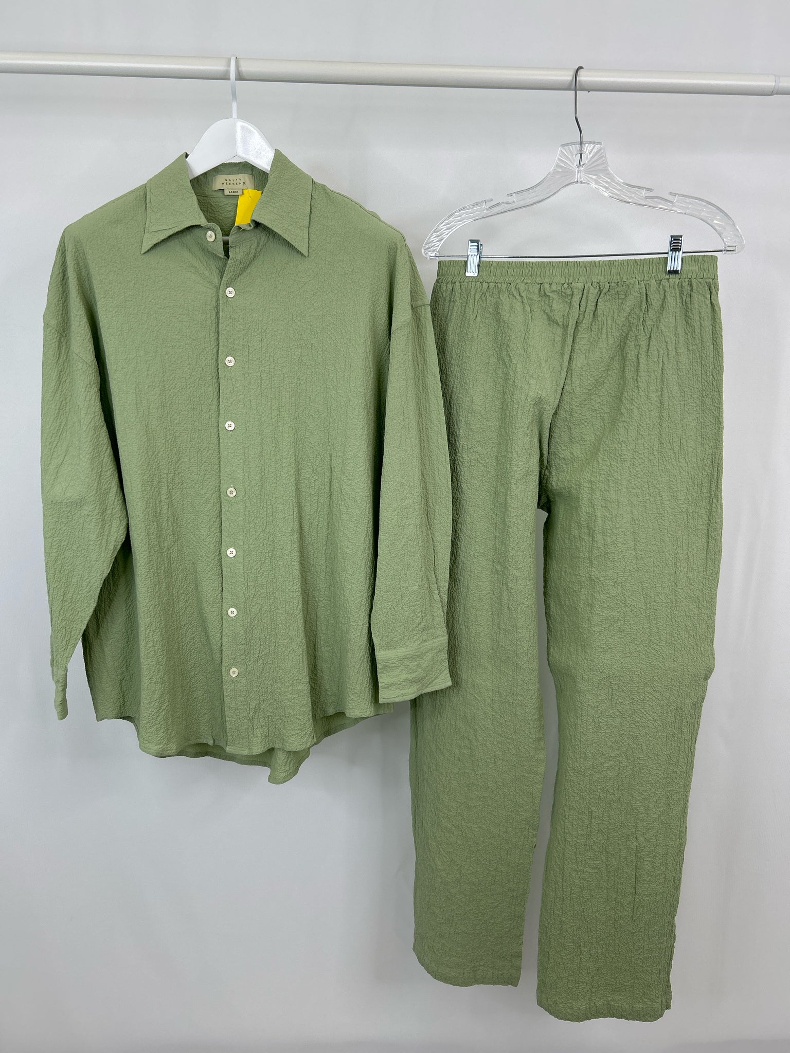 SALTY WEEKEND Size L Green Women 2-Piece w/pants