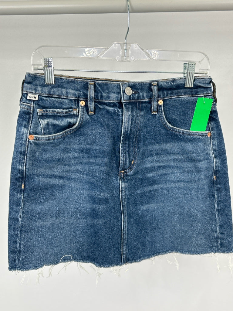 CITIZENS OF HUMANITY Size 26/2 BLUE DENIM Skirt