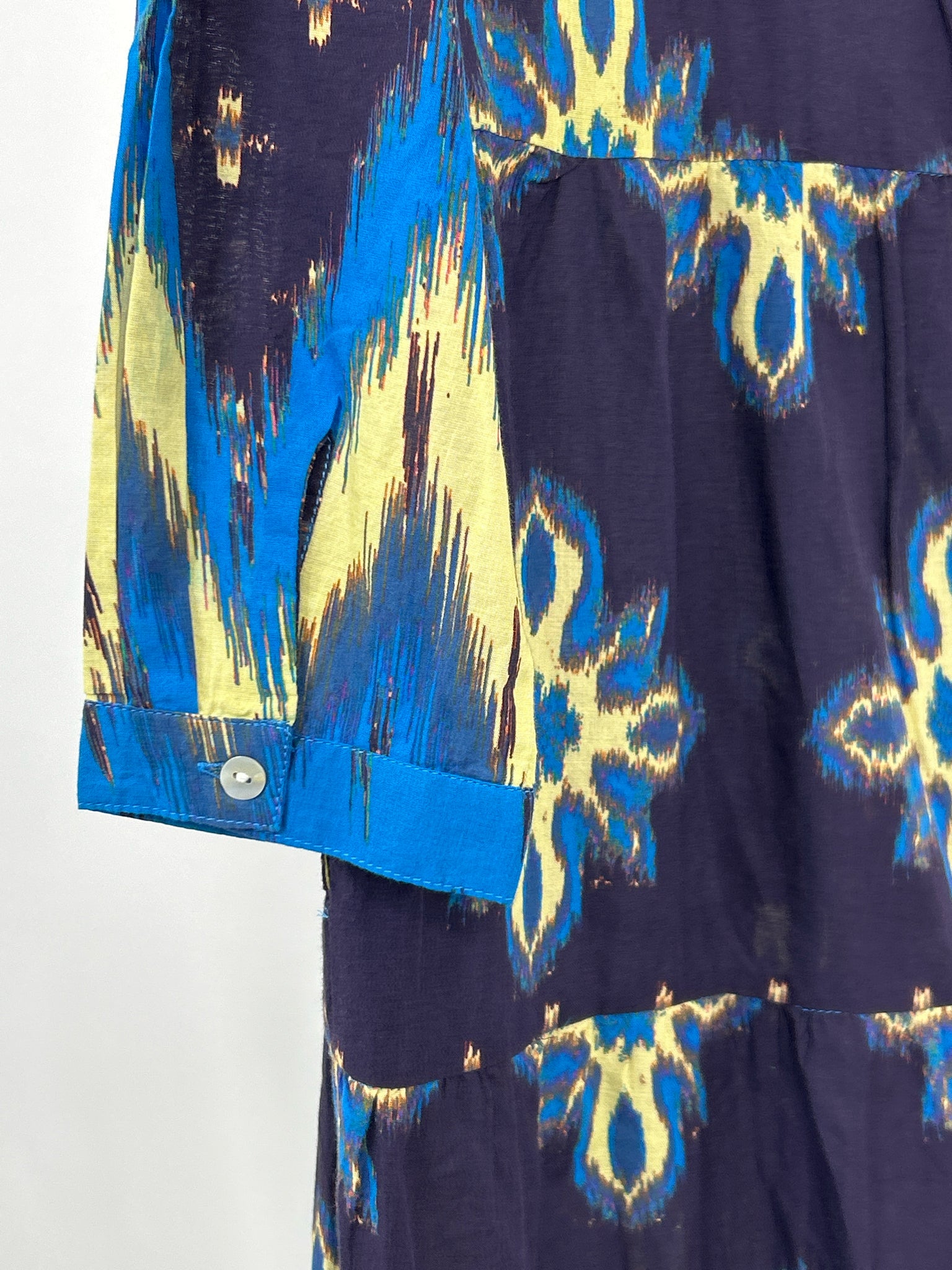 BE BOHO Size S Navy Print Women Dress