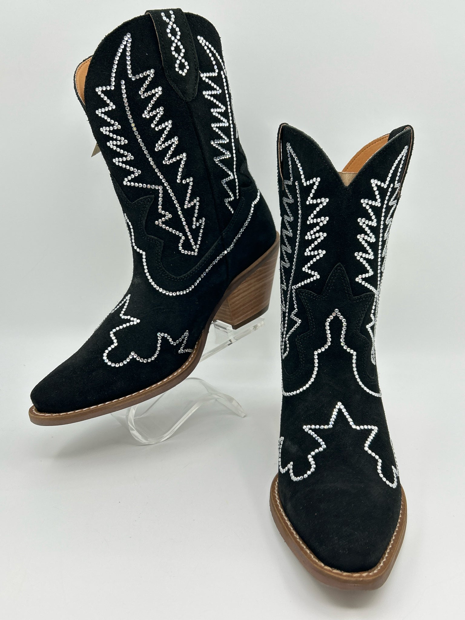 DINGO Size 8.5M Black Women Boots