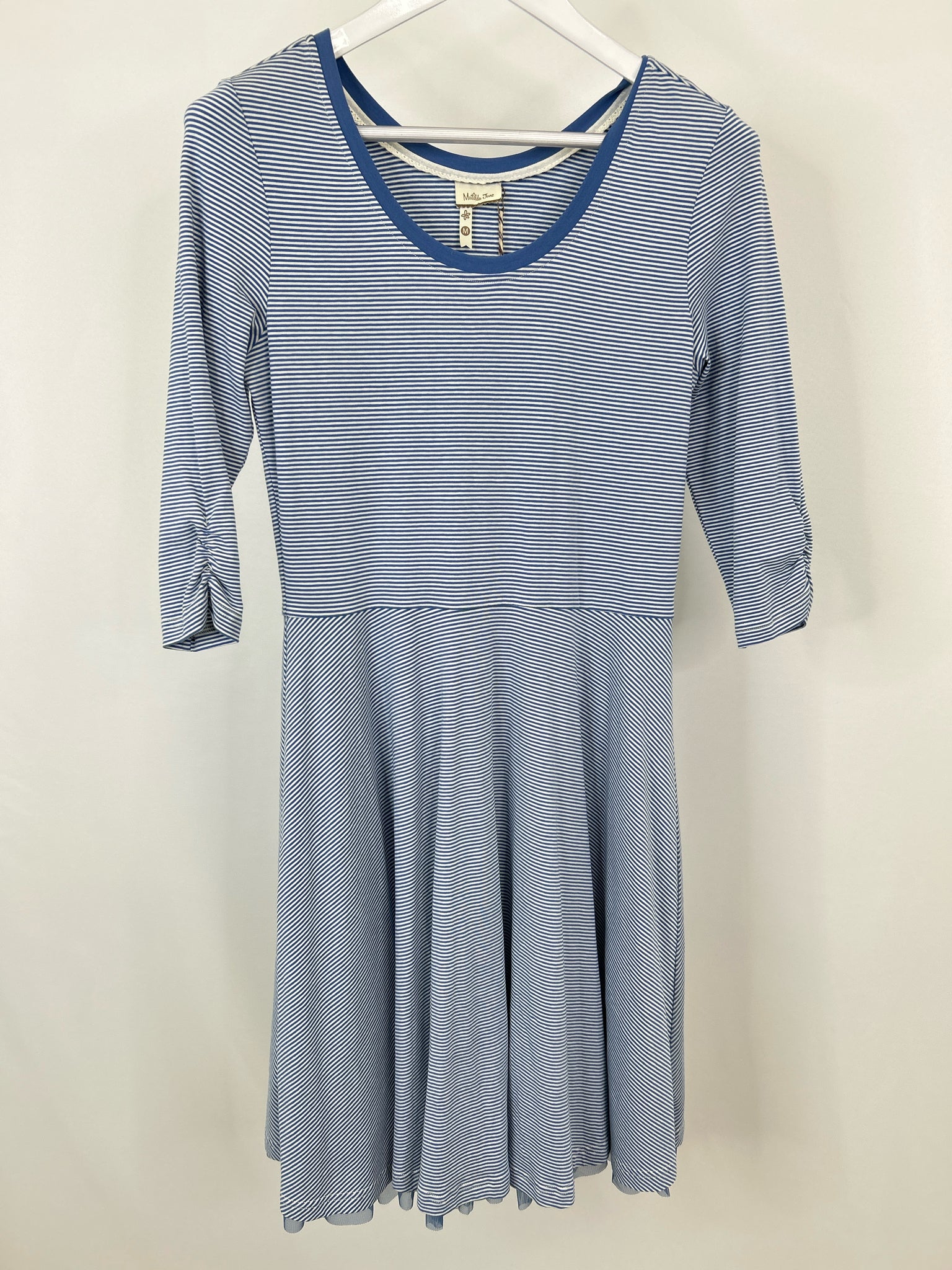 MATILDA JANE Size M blue and white Women Dress