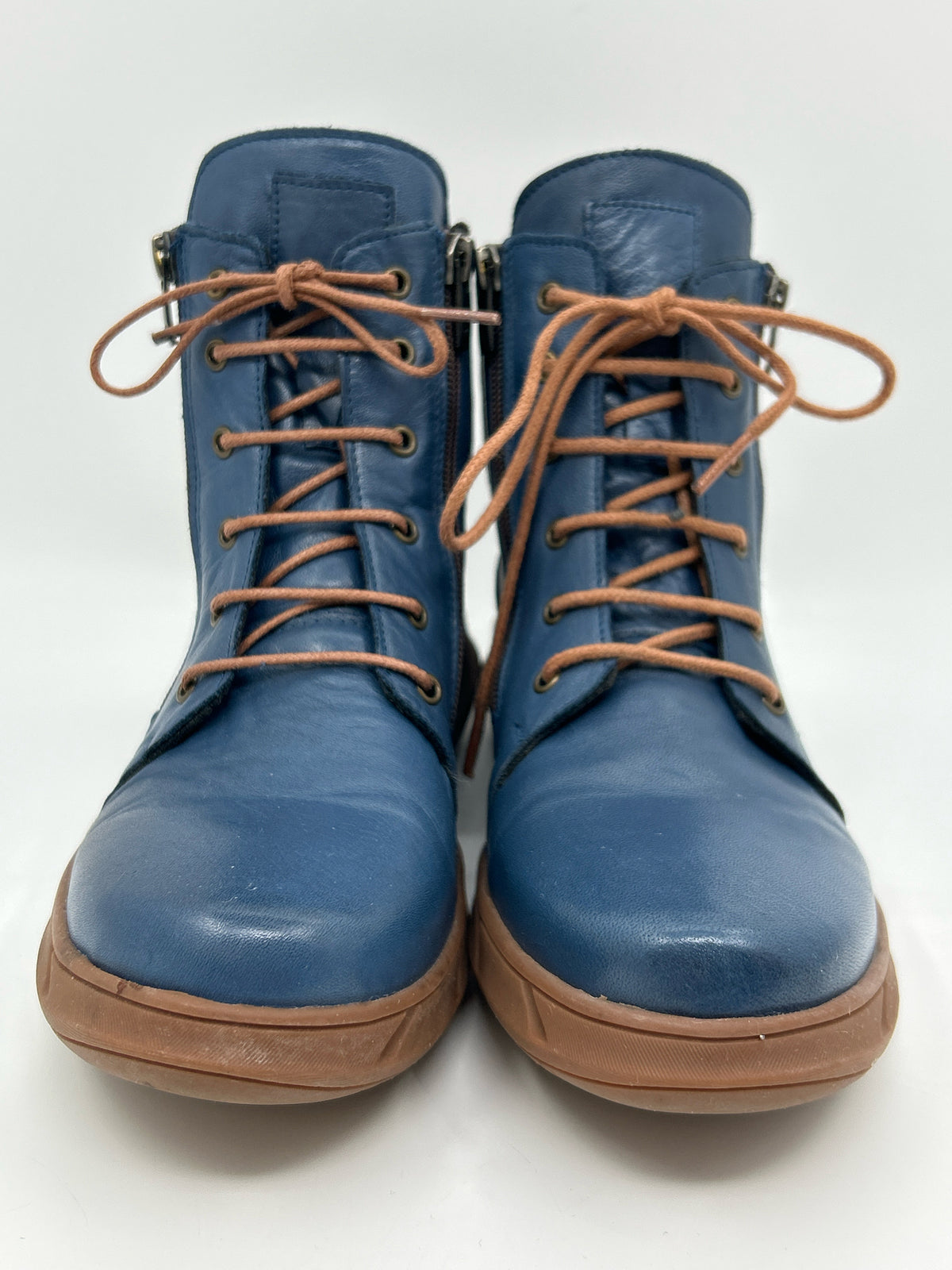 mammamia Size 40/9.5 Blue Women Booties