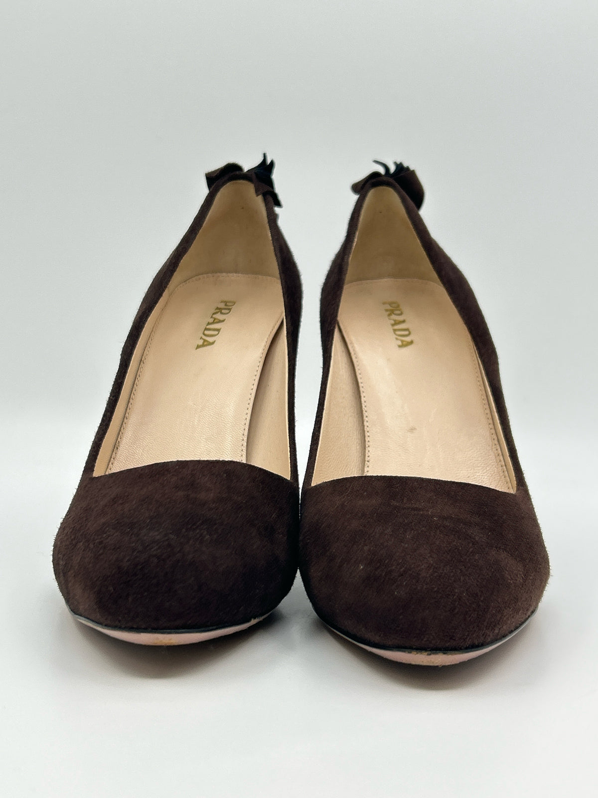 PRADA Size 39.5 Brown Women Pumps