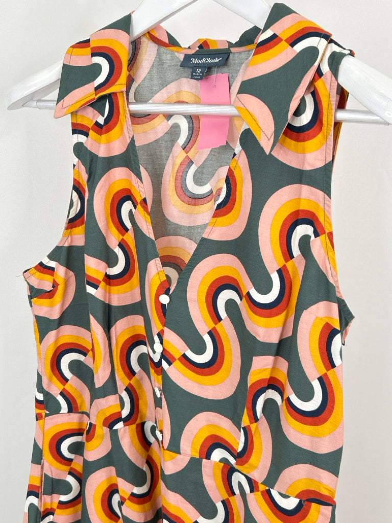 MODCLOTH Size 12 Multi-Color Women's Dress