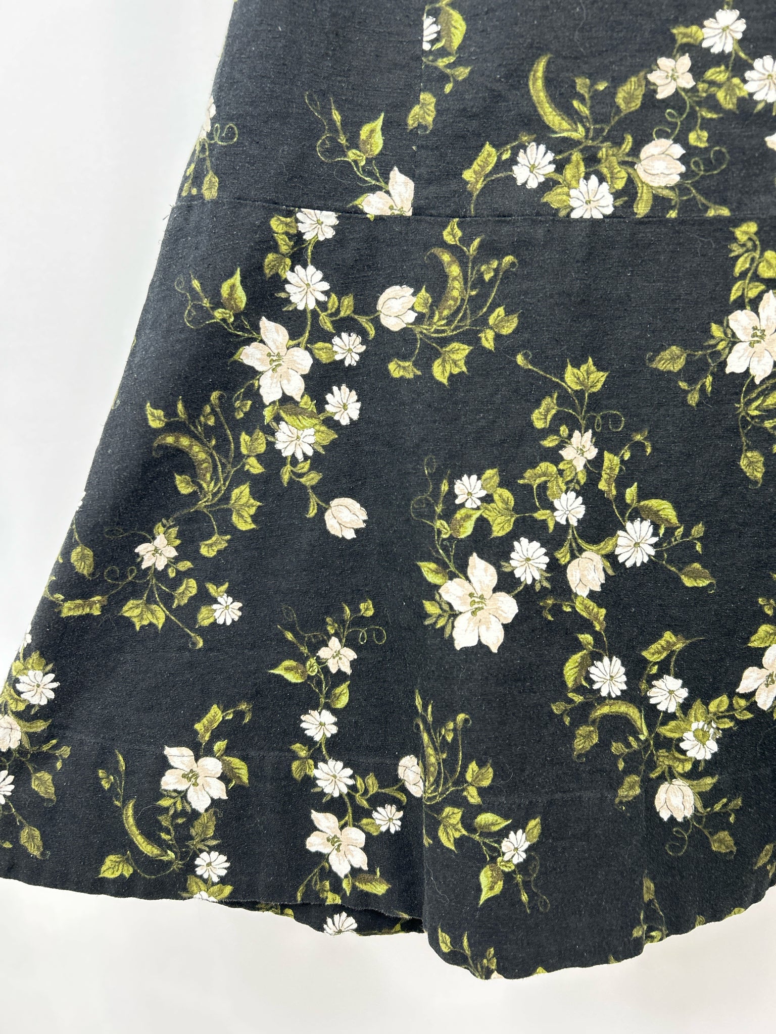 MAEVE Size M Black Floral Women Dress