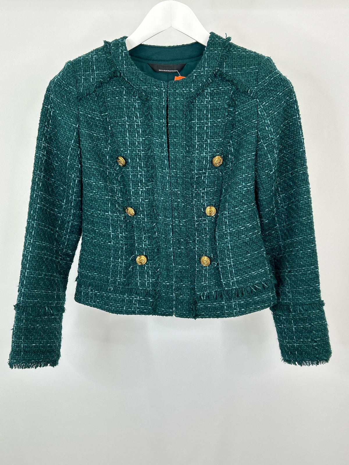 White House Black Market Size S Teal Green Women Blazer