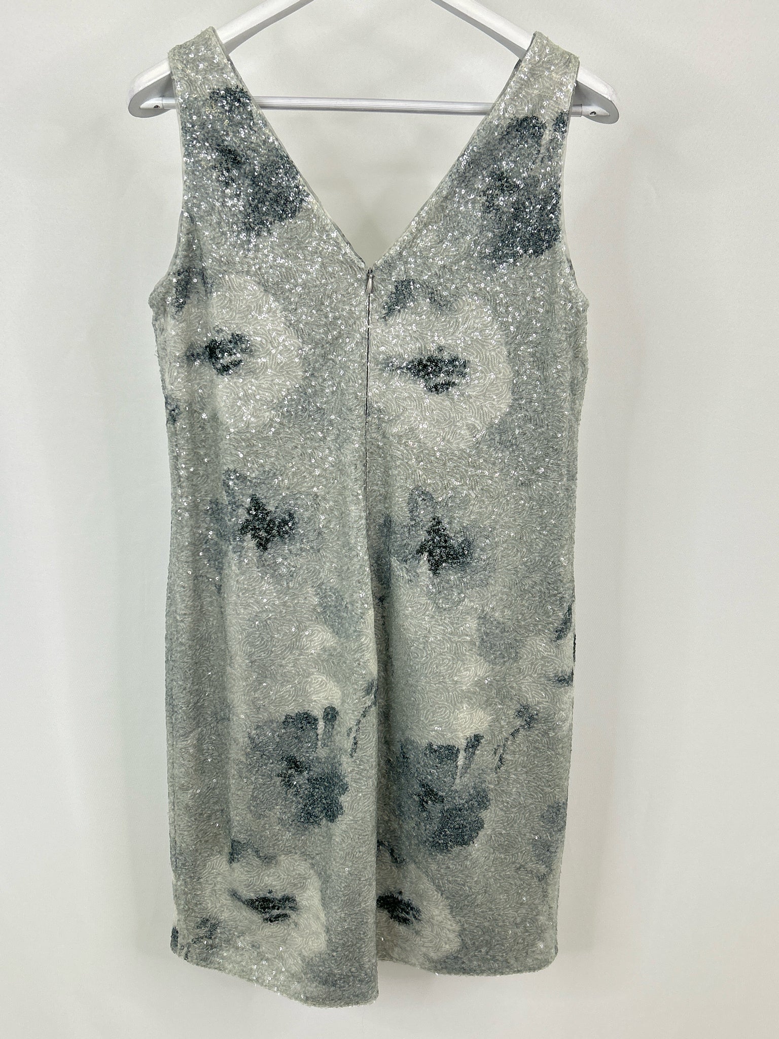 Lauren Ralph Lauren Size 12 Silver Women Dress