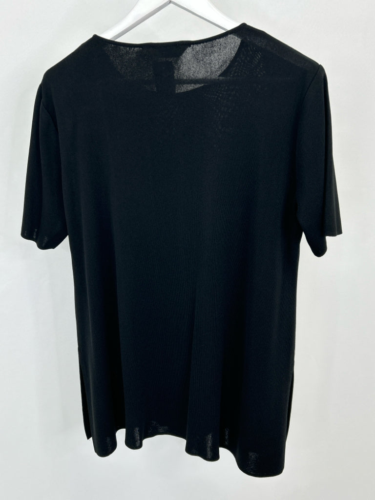 EXCLUSIVELY MISOOK Women Size XL Black Top