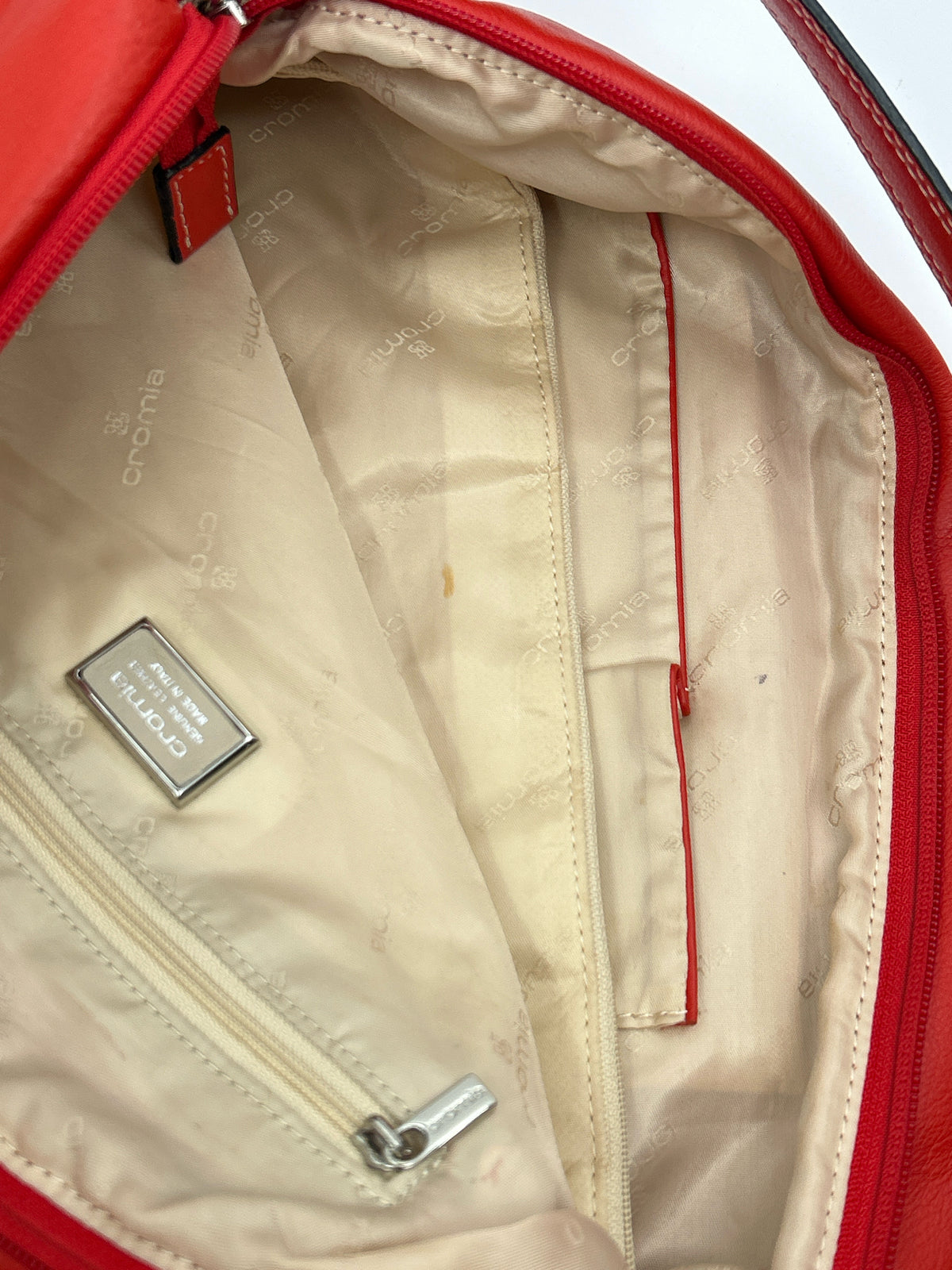 CROMIA Orange Red Women Purse