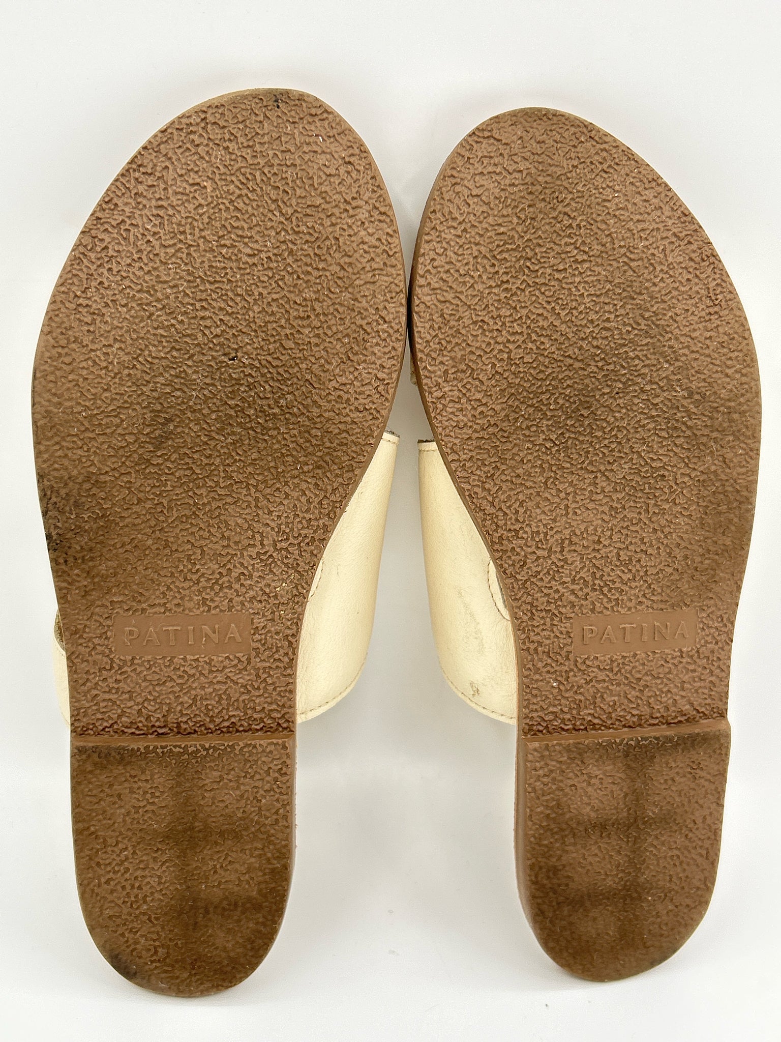PATINA Size 6 BONE Women Sandal