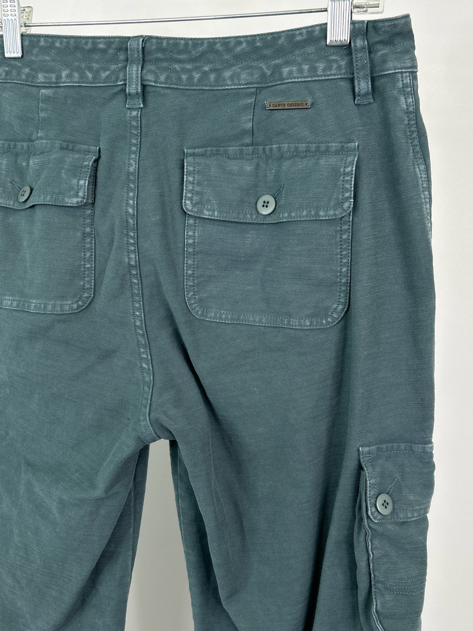 CARVE DESIGNS Size 10 Teal Women Pants