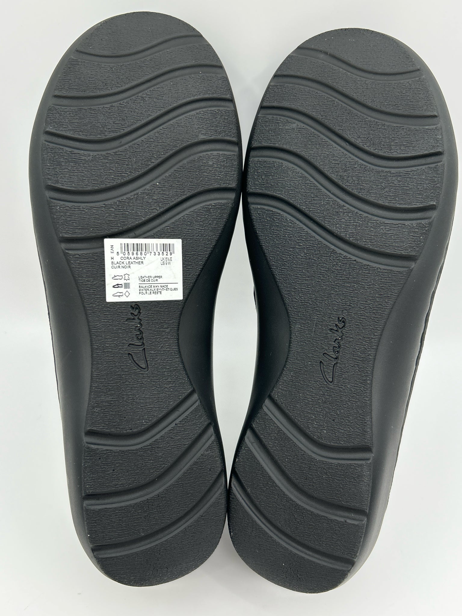 CLARKS COLLECTION Size 9W Black Women's Loafer