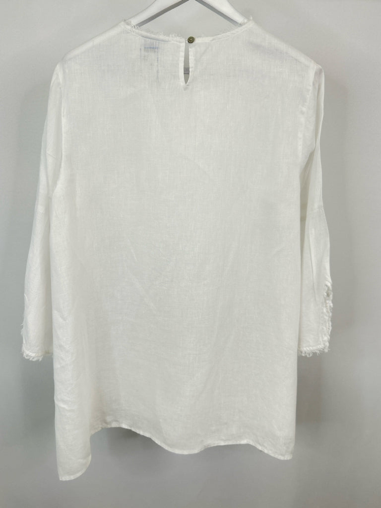 J JILL Size 2X White Women's Tunic