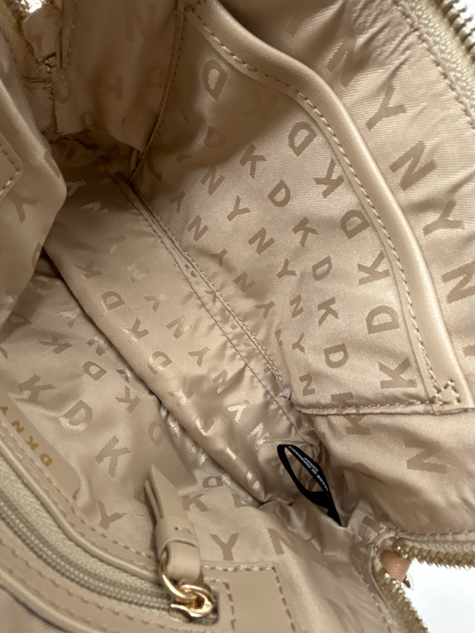 DKNY WHITE AND BEIGE Women Purse