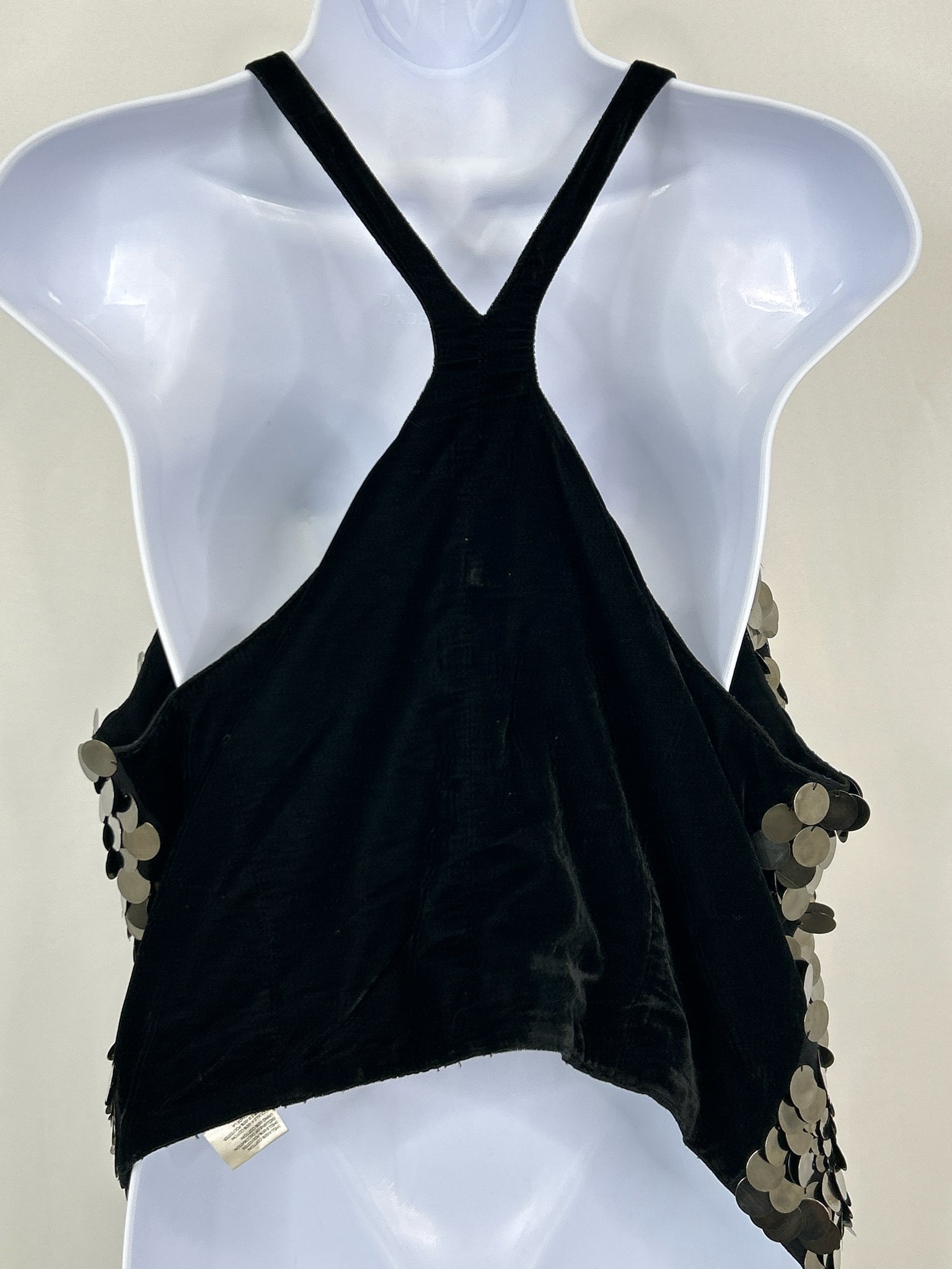 WE THE FREE Size M Silver and Black Women Vest