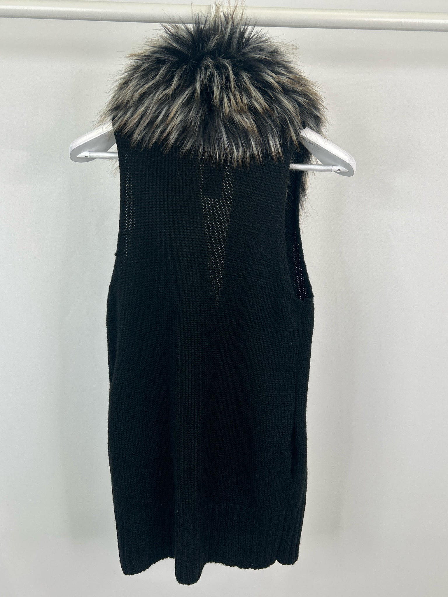 LA SEINE Size S Black Women Vest