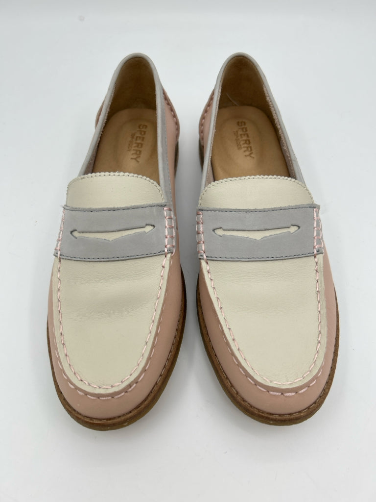 SPERRY Women Size 7.5 Off white and pink Loafer