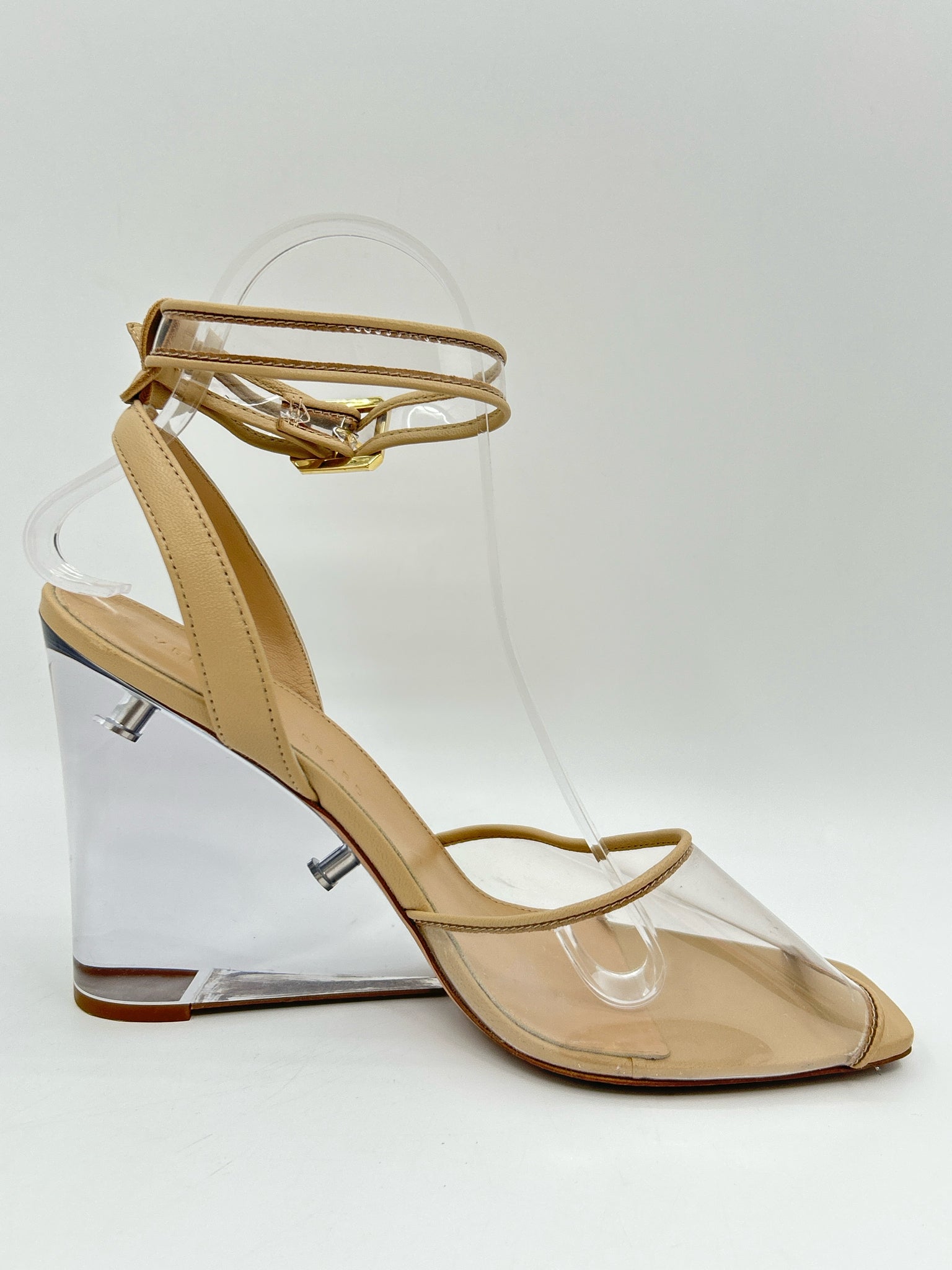 VERONICA BEARD Size 9M Clear and Nude Women Sandal
