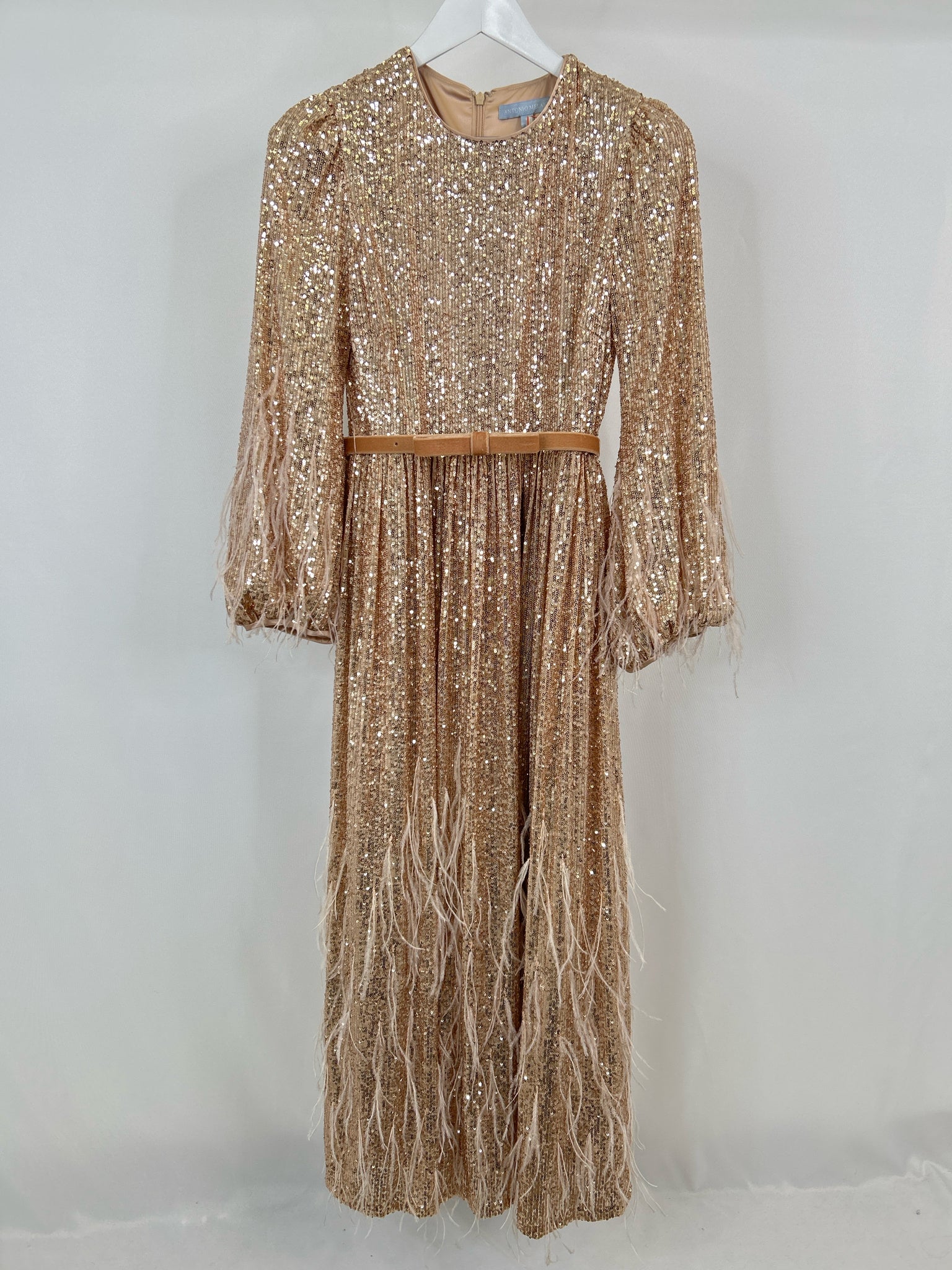 ANTONIO MELANI Size 6 Copper Women Dress