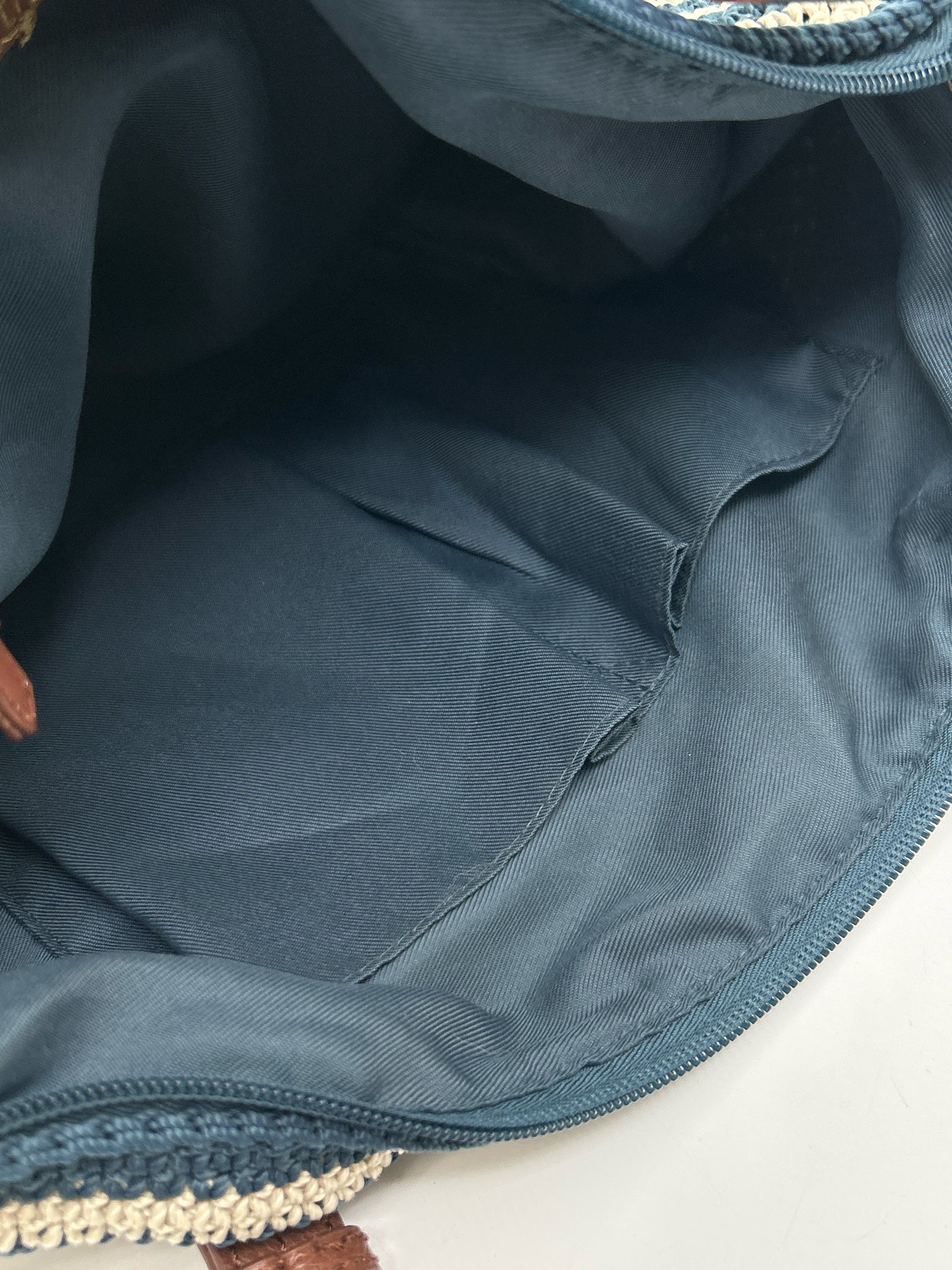 THE SAK BLUE AND BEIGE Women Purse