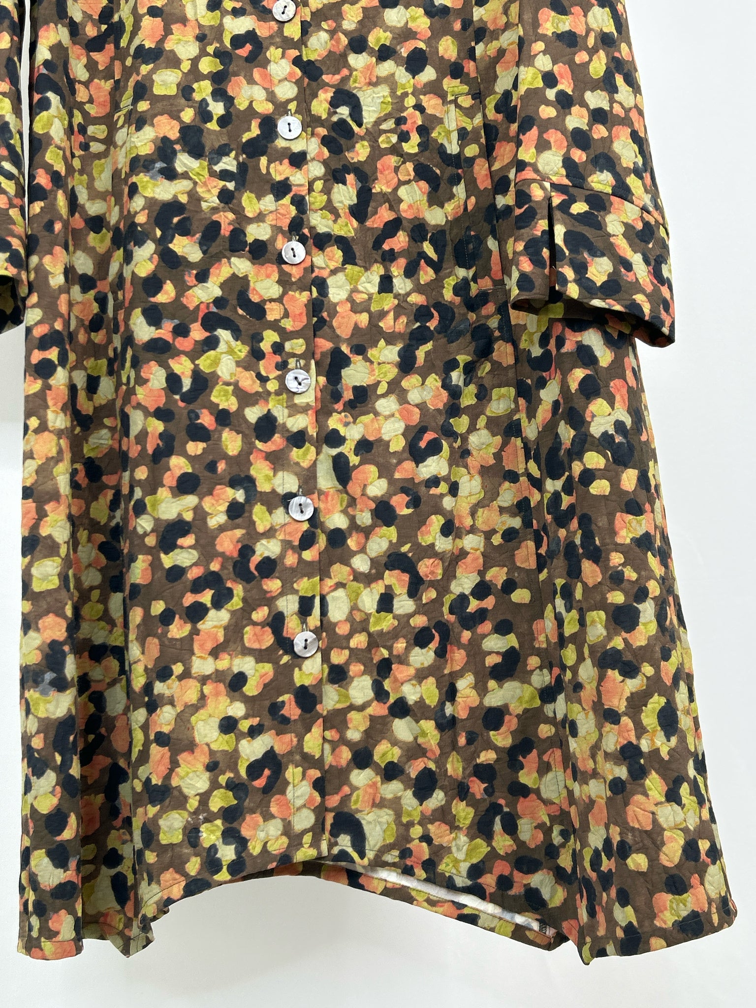 HABITAT Size S Brown Print Women Dress