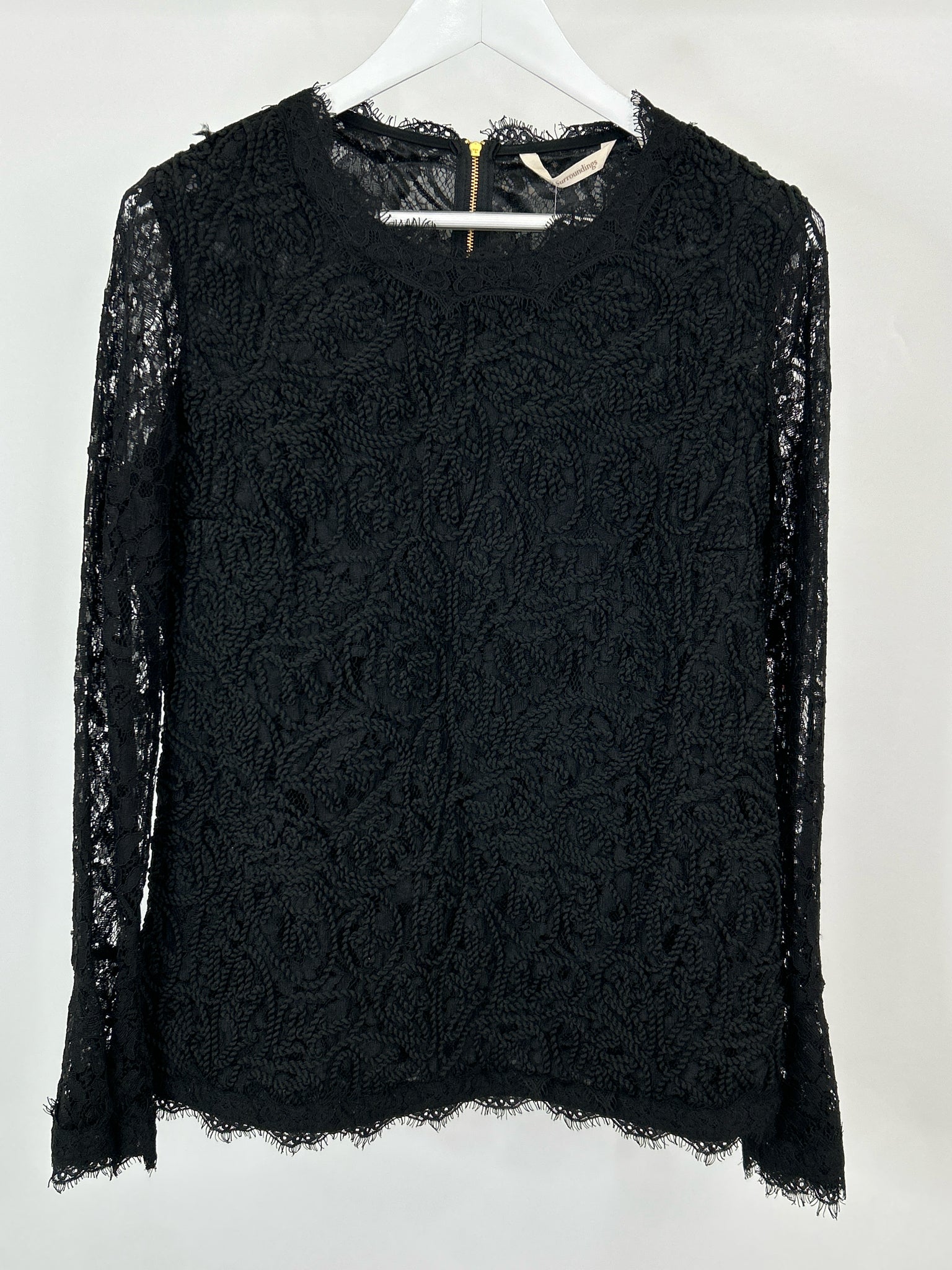 SOFT SURROUNDINGS Size L Black Women Top