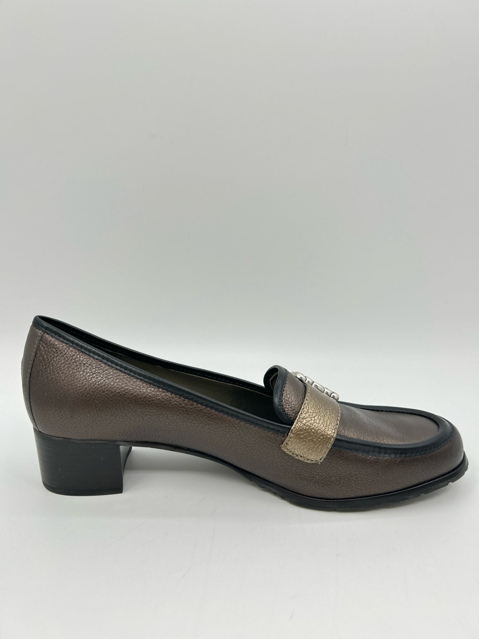 BRIGHTON Size 8.5M BRONZE Women Loafer