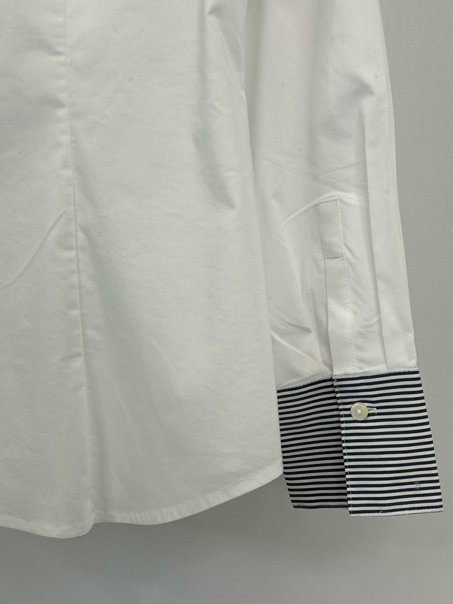 Hinson Wu Size 8 White and black Women Shirt