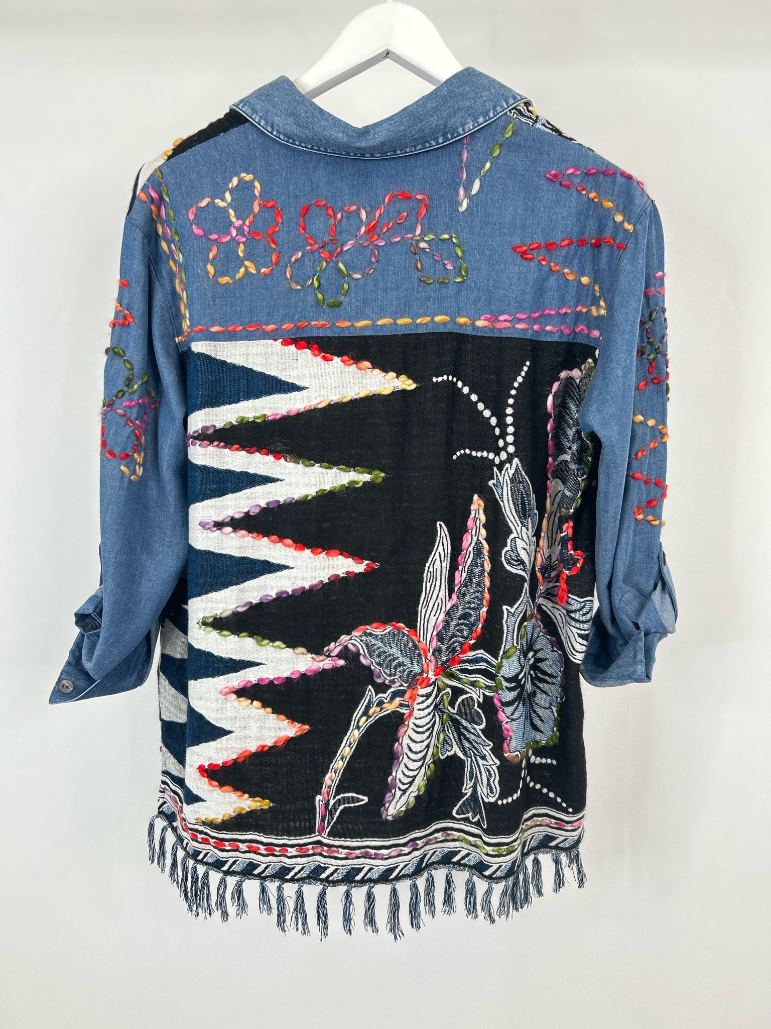 John Mark Size MP BLUE DENIM Women Top