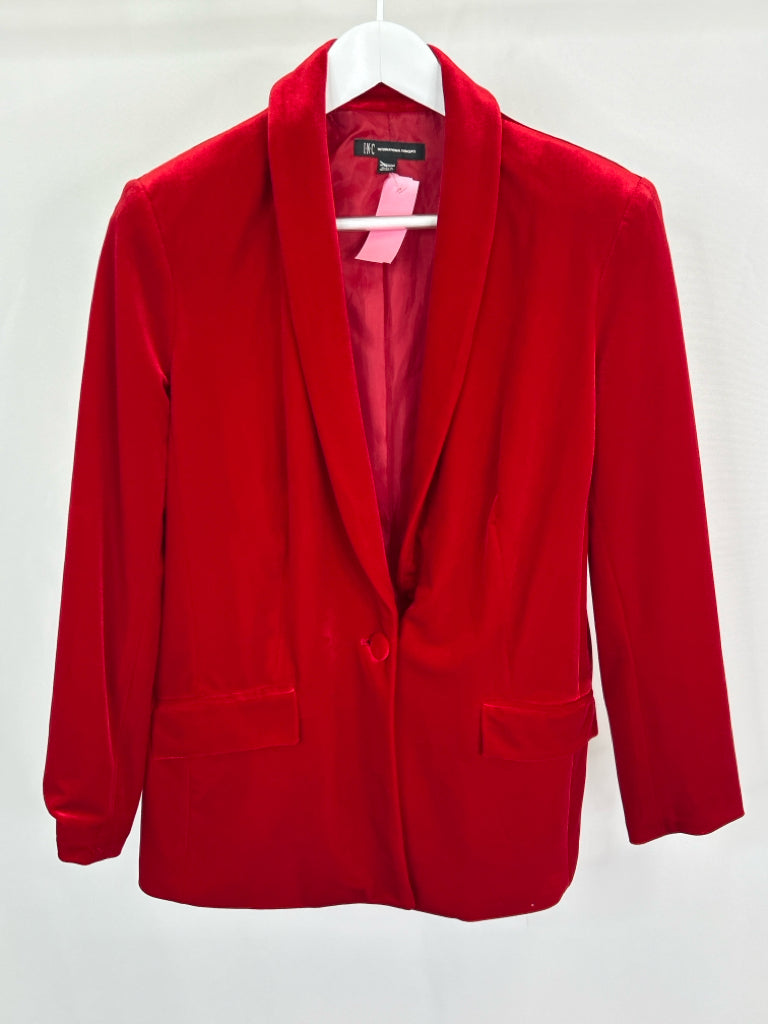 INC Women Size M Red Blazer