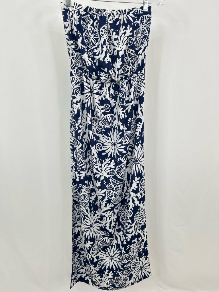 LILLY PULITZER Women Size S NAVY AND WHITE Dress
